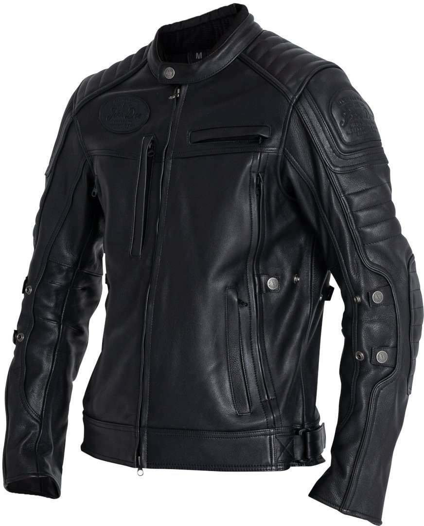 John Doe Motorradjacke Technical XTM Motorrad Lederjacke Atmungsaktiv