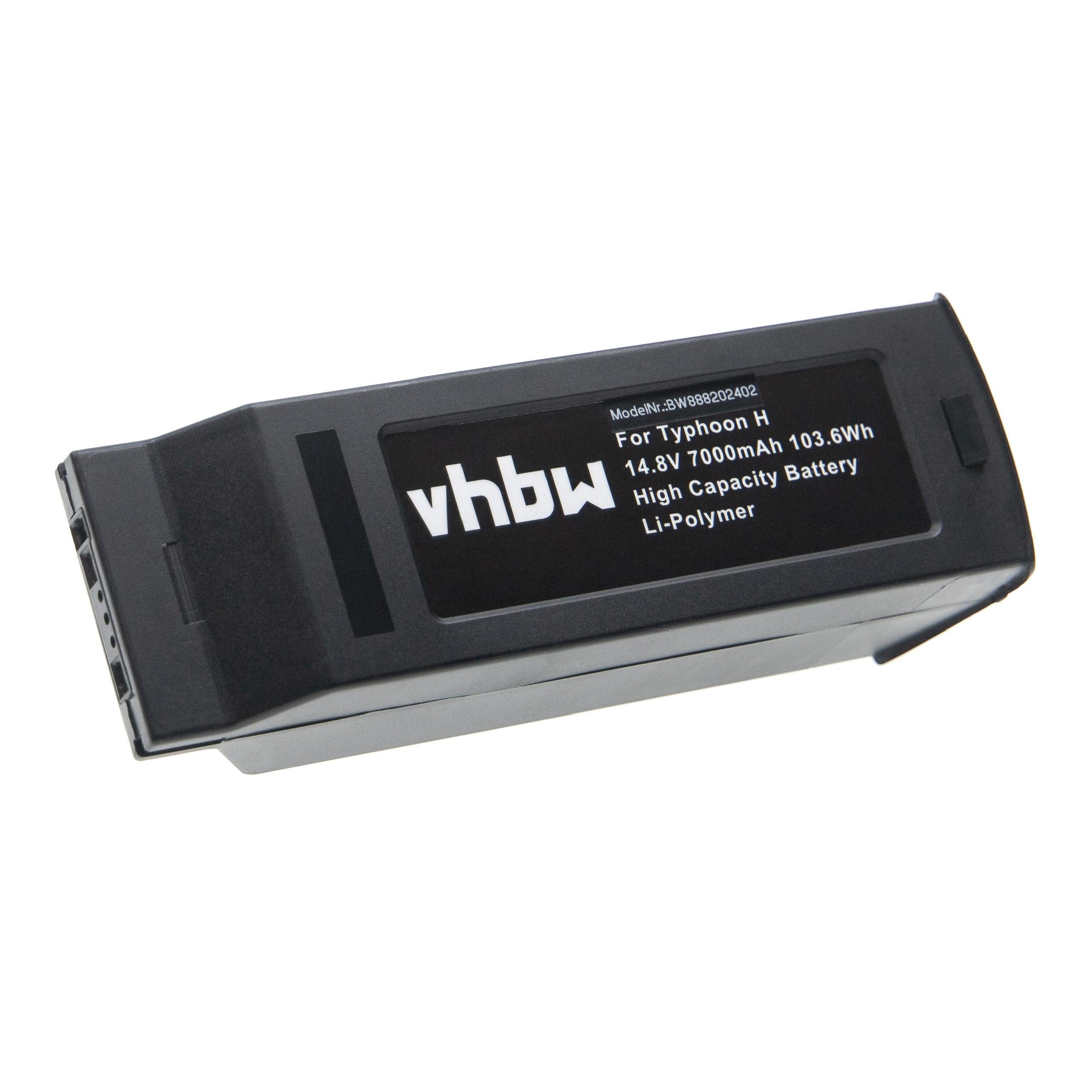 vhbw kompatibel mit Yuneec H480, Typhoon H Drohnen-Akku Li-Polymer 7000 mAh (14,8 V)