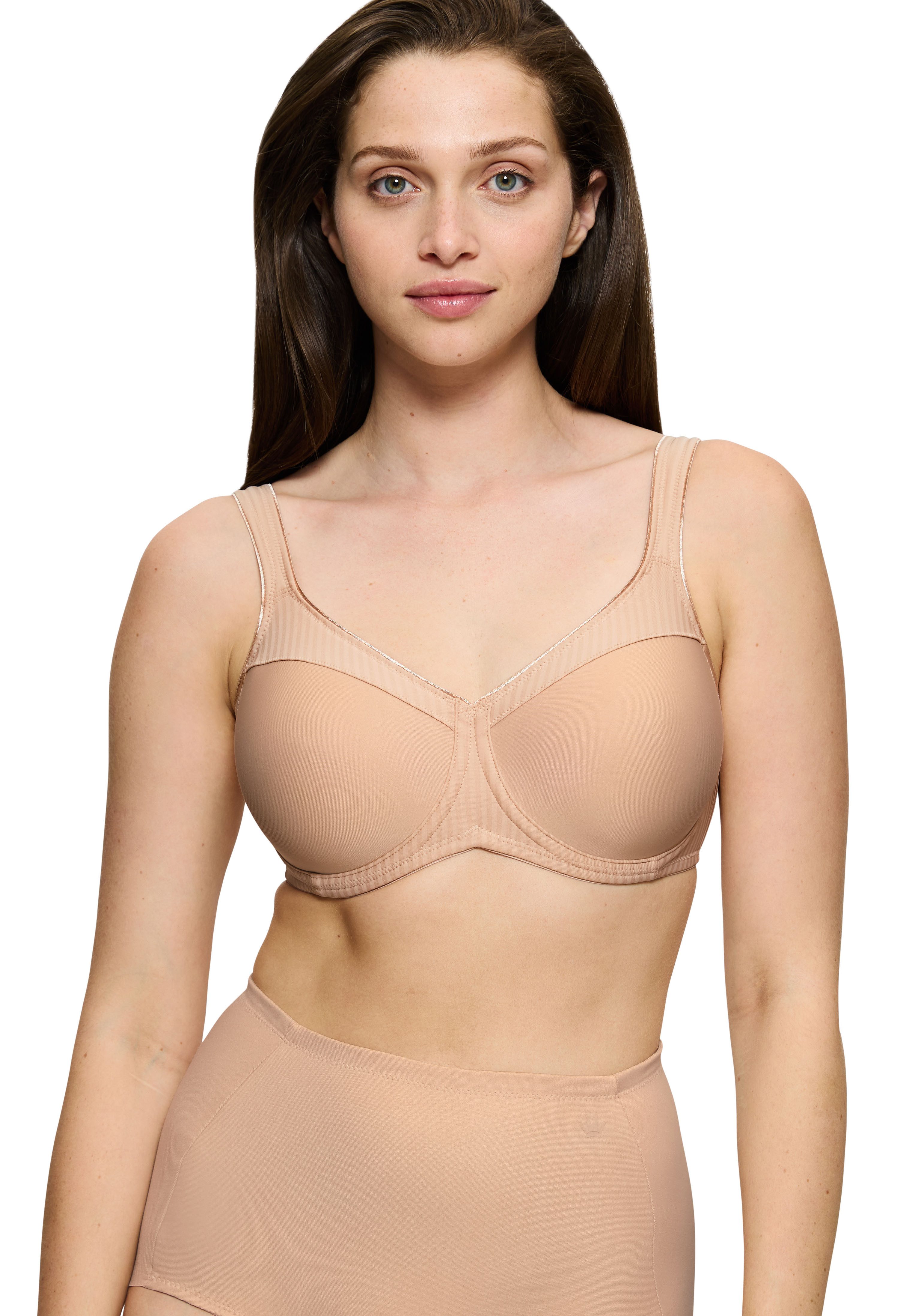 Triumph Minimizer-BH Modern Soft+Cotton verkleinert die Brust optisch um eine Cup-Größe