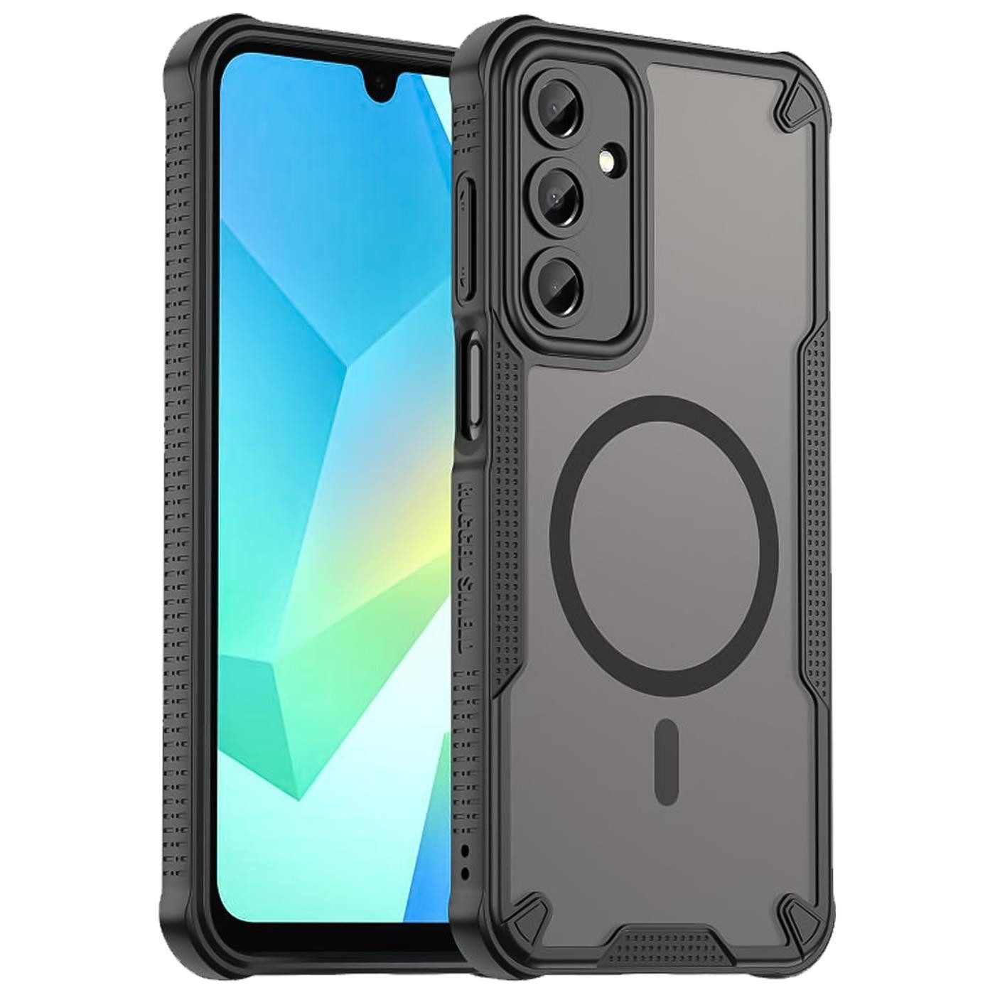CoolGadget Handyhülle Defender Series Handy Hülle für Samsung Galaxy A16 5G 6,7 Zoll, Magsafe TPU Schlicht Robust Schutzhülle für Galaxy A16 5G Hülle