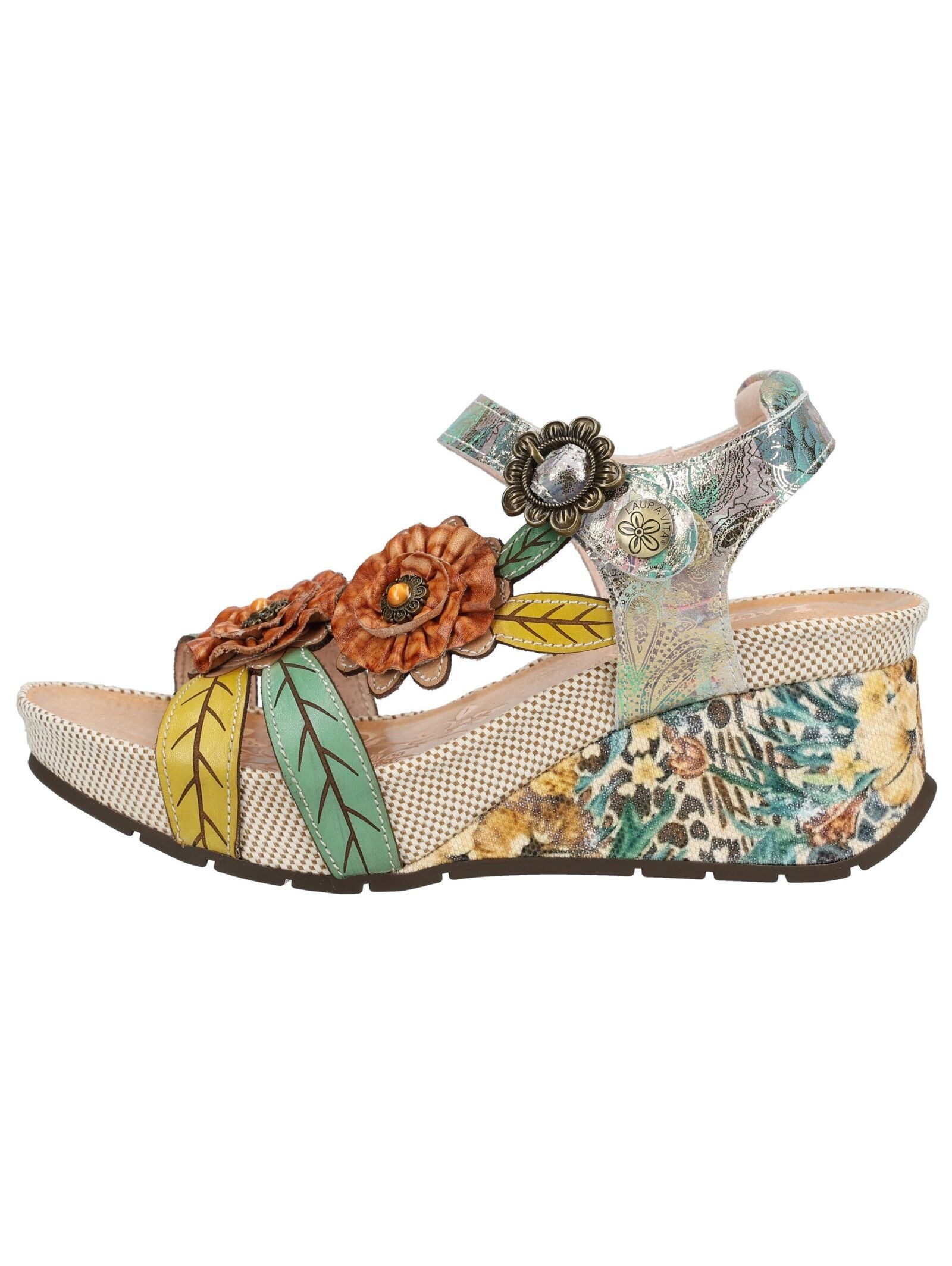 LAURA VITA LAURA VITA Sandalen Leder Keilsandalette