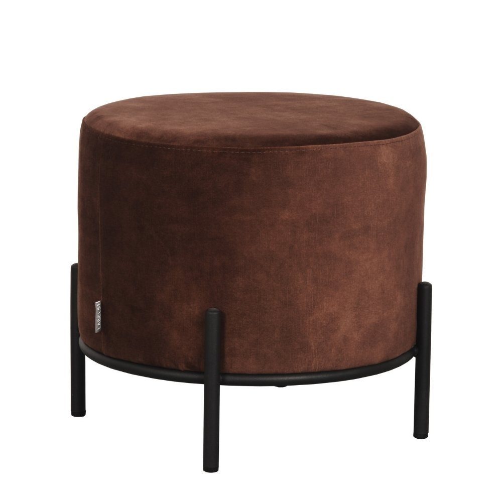 aus Hocker Stuhl 410x460mm, RINGO-Living Velours Möbel Healani in Rostfarbig