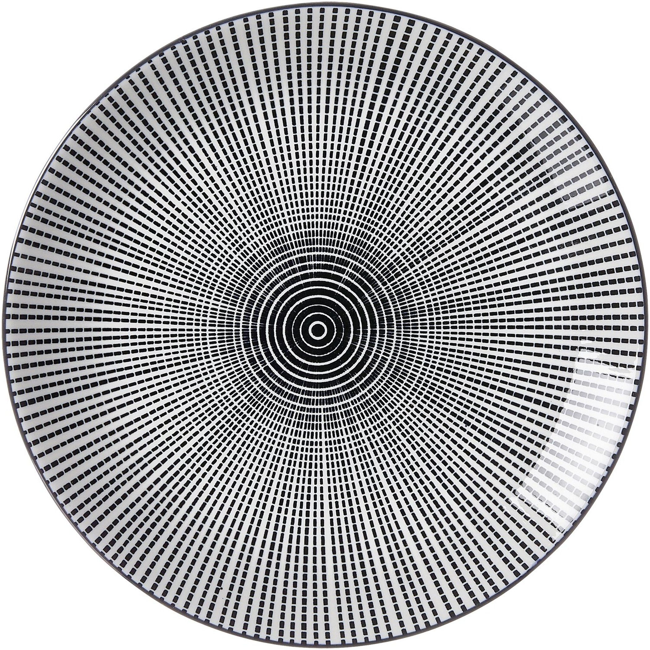 Ritzenhoff & Breker Frühstücksteller Takeo Stripes Frühstücksteller, (1 St), Spülmaschinengeeignet
