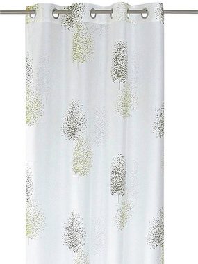 Vorhang »Belinda«, Kutti, Ösen (1 St), Gardine, halbtransparent, Ausbrenner, bedruckt, Viskose-Polyester
