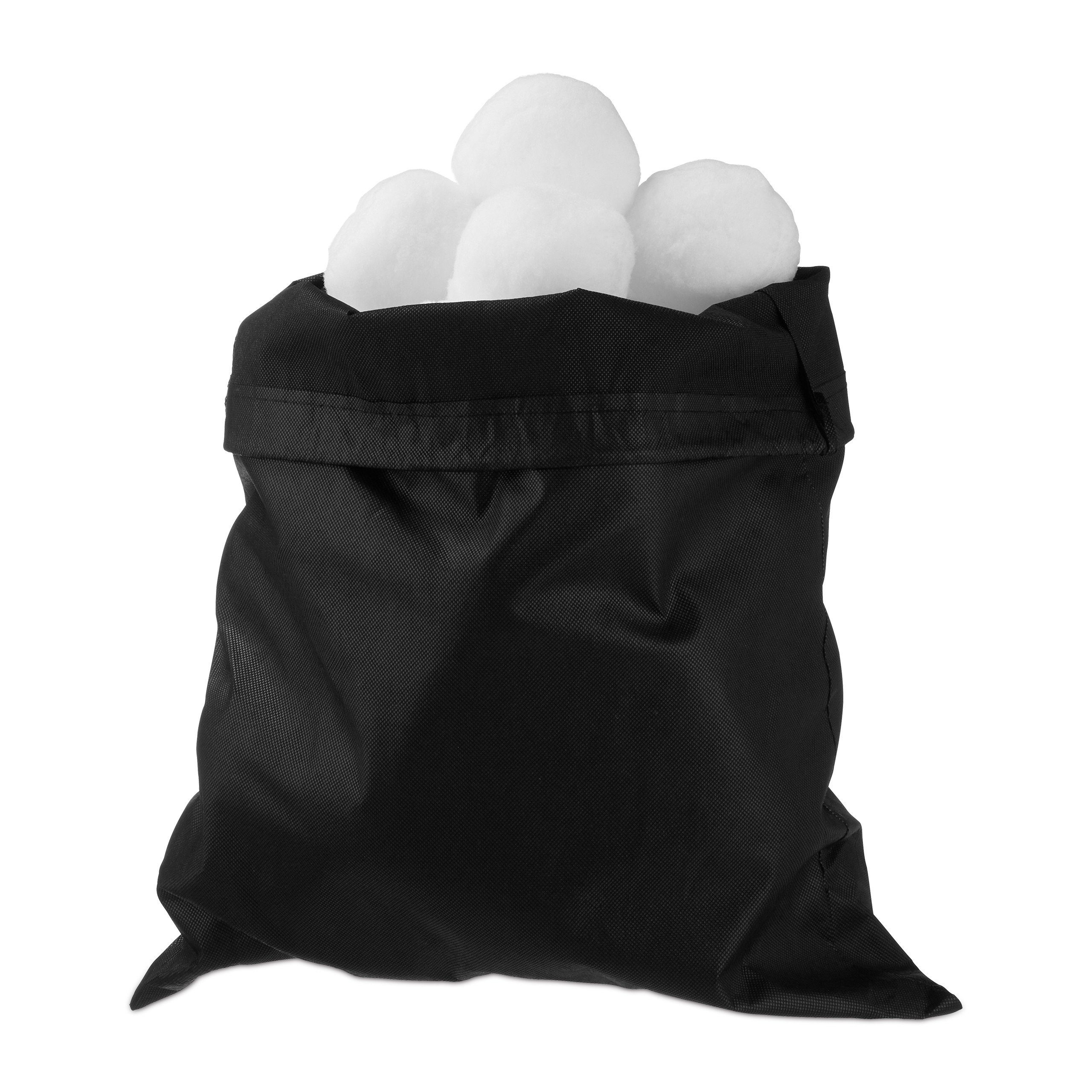 relaxdays Schneeballzange Künstliche Schneebälle im 50er Set, (50-tlg) – Bild 5 von 5