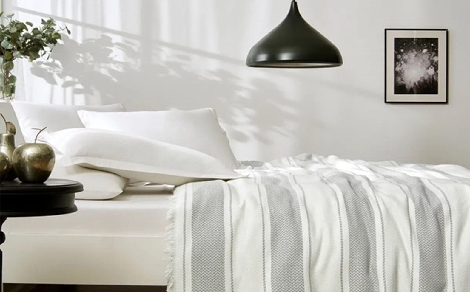 Wohndecke Wohndecke aus Biobaumwolle Stripe Handgewebt günstig online kaufen