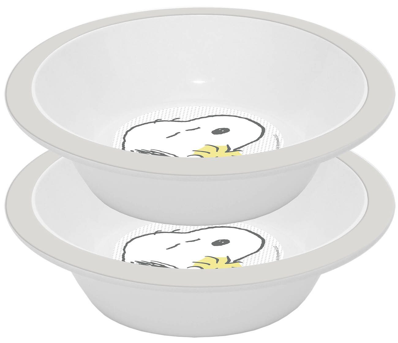 Geda Labels GmbH Müslischale Müslischale Snoopy Cute & Cuddly 2er Set 300ml PP, PP, (2er Set, 2-tlg)