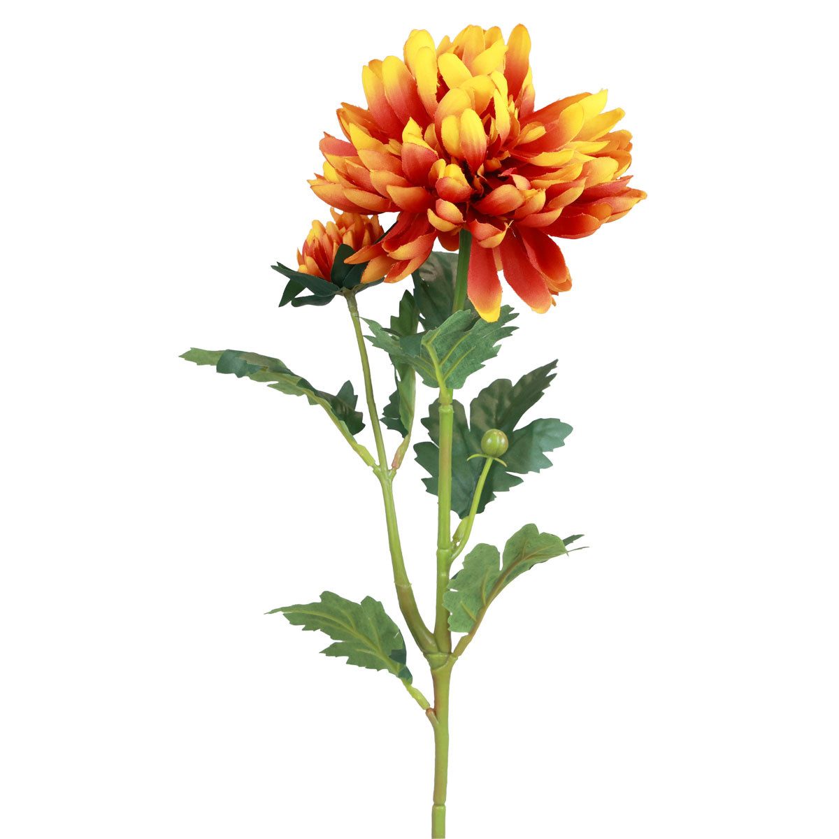 Kunstblume Künstlicher Dahlienzweig für Dekoration und Herbstarrangements, Florists Products, Höhe 6 cm