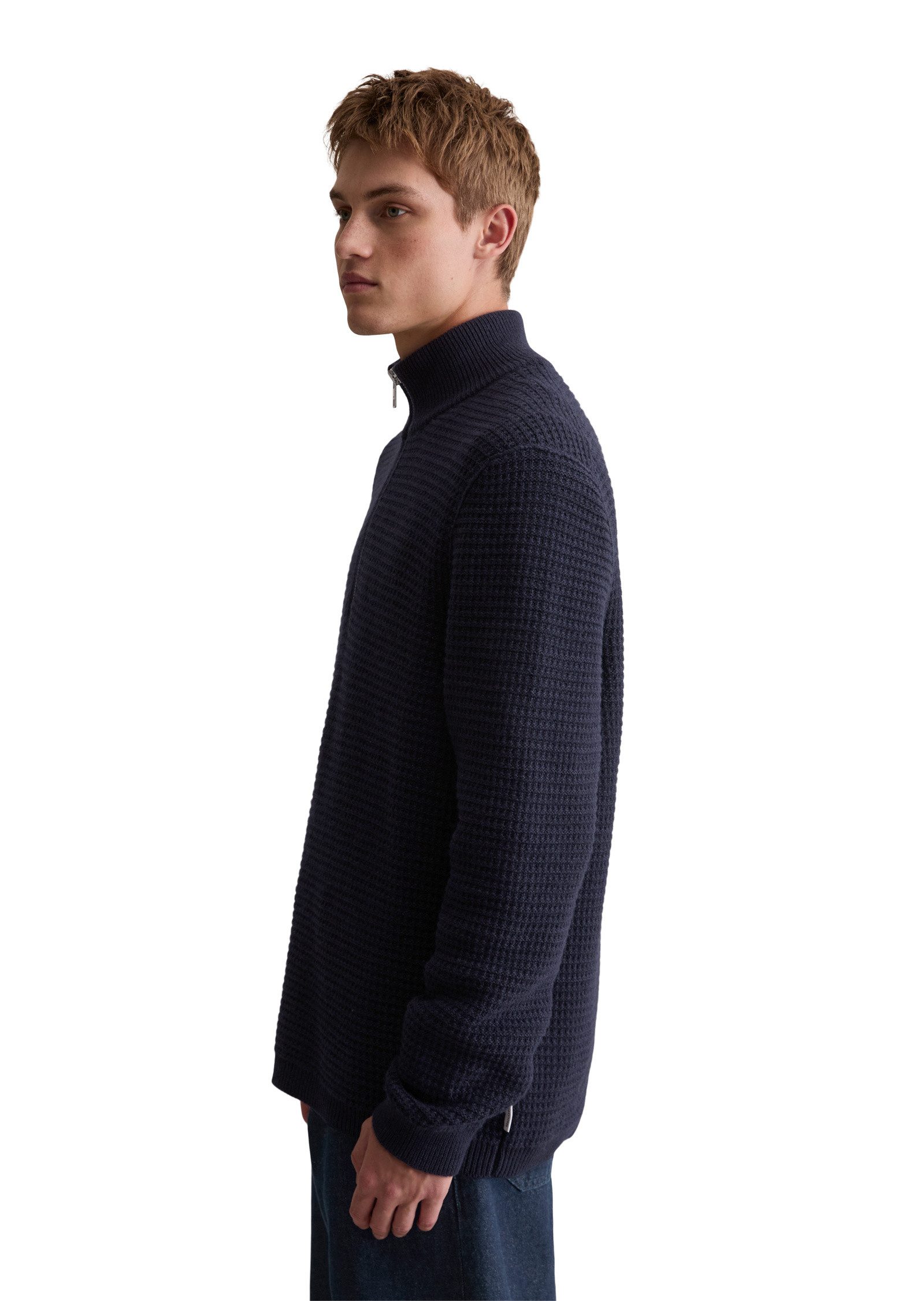 Marc O'Polo DENIM Troyer mit markanter Struktur günstig online kaufen