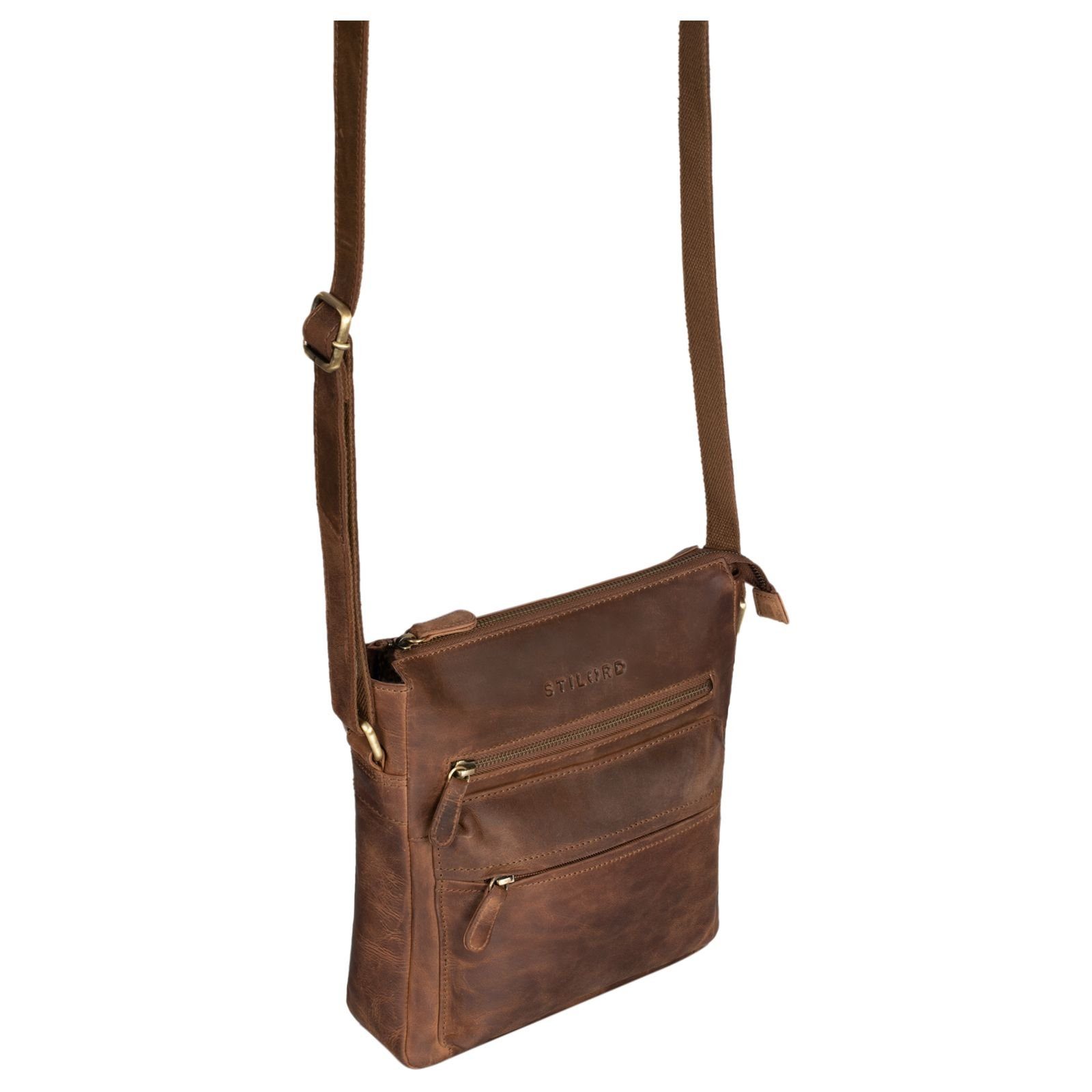 STILORD Handtasche STILORD "Mae" Umhängetasche Damen Leder