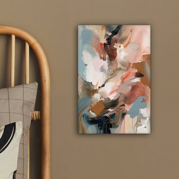 OneMillionCanvasses® Leinwandbild Farbe - Farben - Abstrakt - Kunst, (1 St), Leinwandbild fertig bespannt inkl. Zackenaufhänger, Gemälde, 20x30 cm