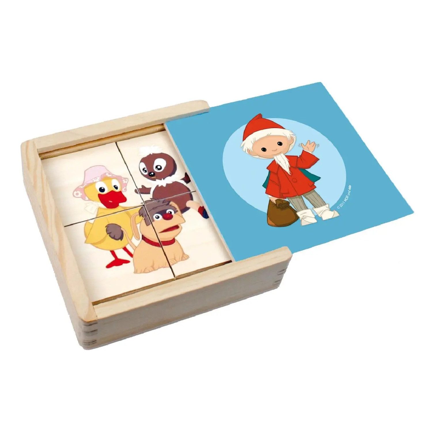 Trötsch Verlag Puzzle Erstes Holz-Puzzle Unser Sandmännchen, Puzzleteile