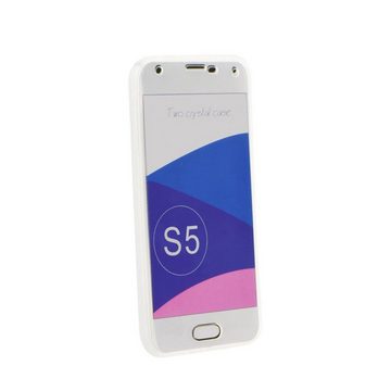 cofi1453 Bumper TPU 360° Rundum Full Body Schutzhülle für iPhone 11 Pro 5.8" Silikon Hülle Etui Case in Transparent Silikonschale Tasche Bumper