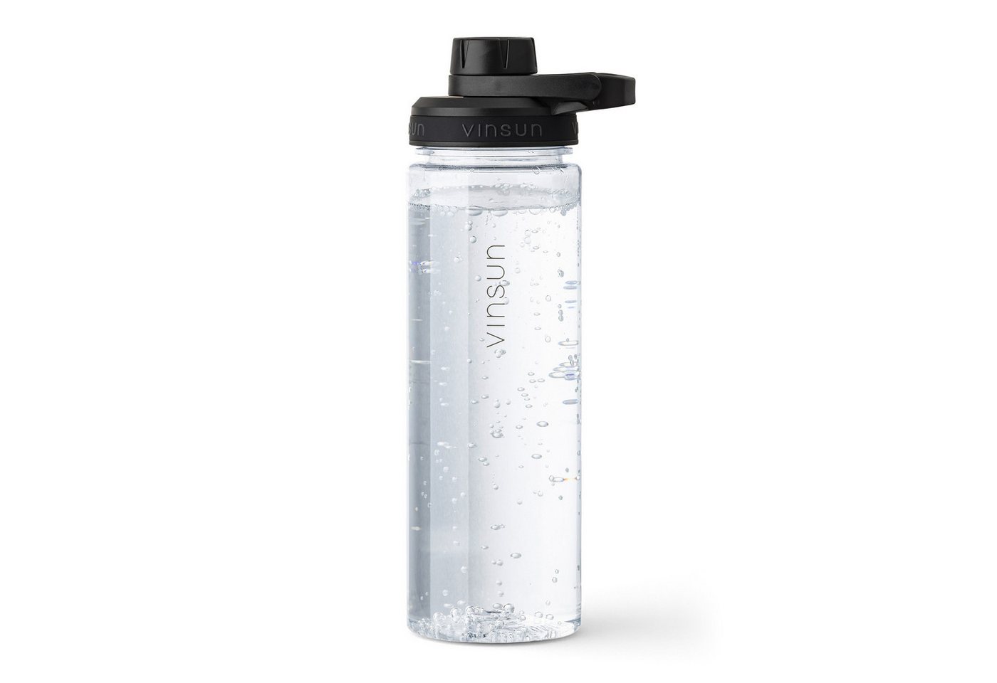 Vinsun Trinkflasche Sportflasche 750ml - Wasserflasche BPA frei & Kohlensäure geeignet, Auslaufsicher, bruchsicher, wiederverwendbar, leicht, Tritan Flasche