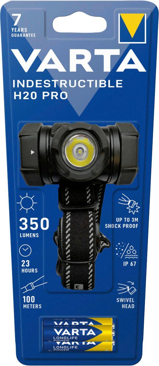 VARTA Stirnlampe Indestructible H20 Pro