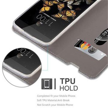 Cadorabo Handyhülle LG K8 2016 LG K8 2016, Klappbare Handy Schutzhülle - Hülle - mit Standfunktion und Kartenfach