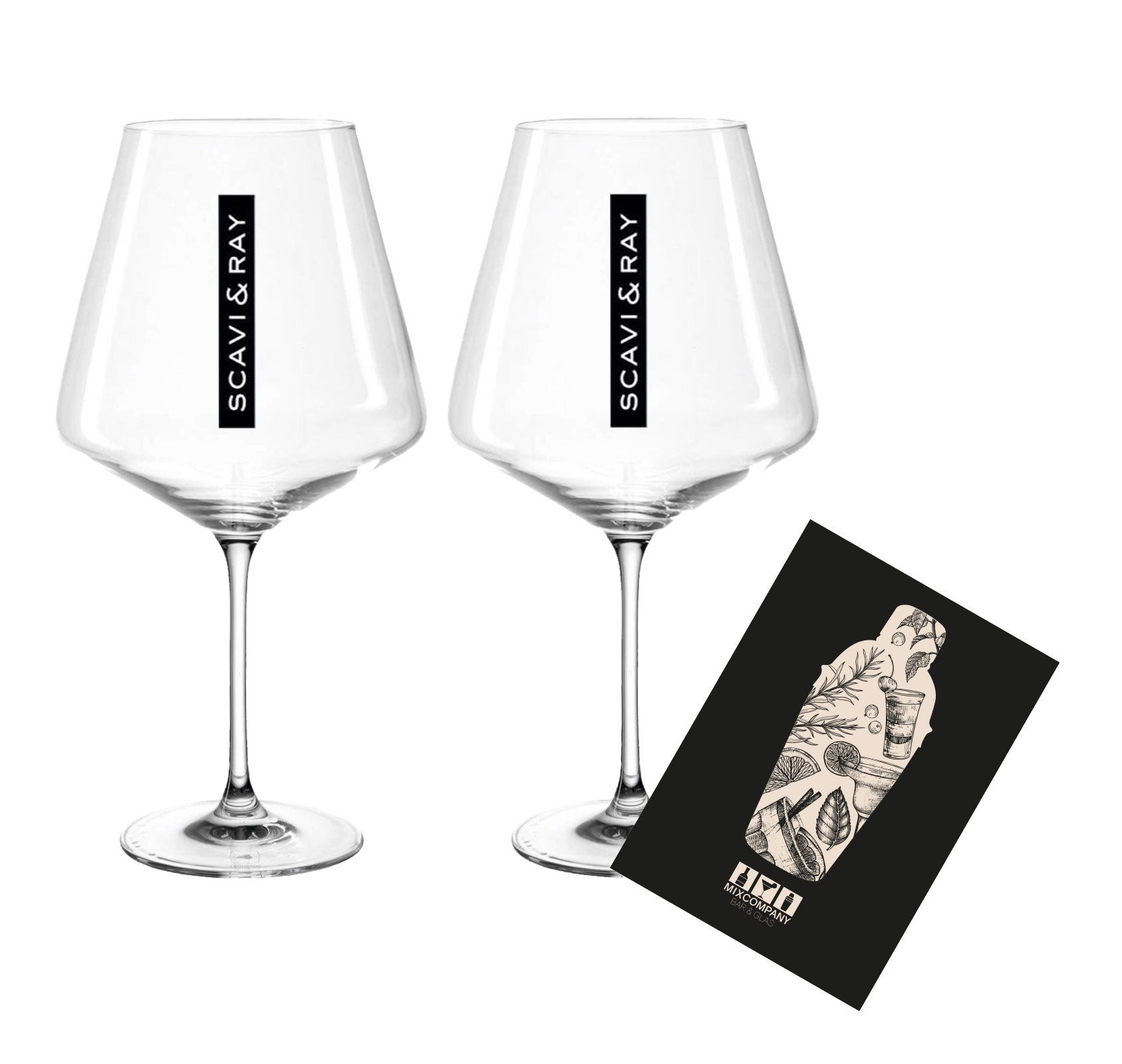 Gläser-Set Scavi & Ray Weingläser NEU - 2er Set Glas / Gläser für Prosecco /