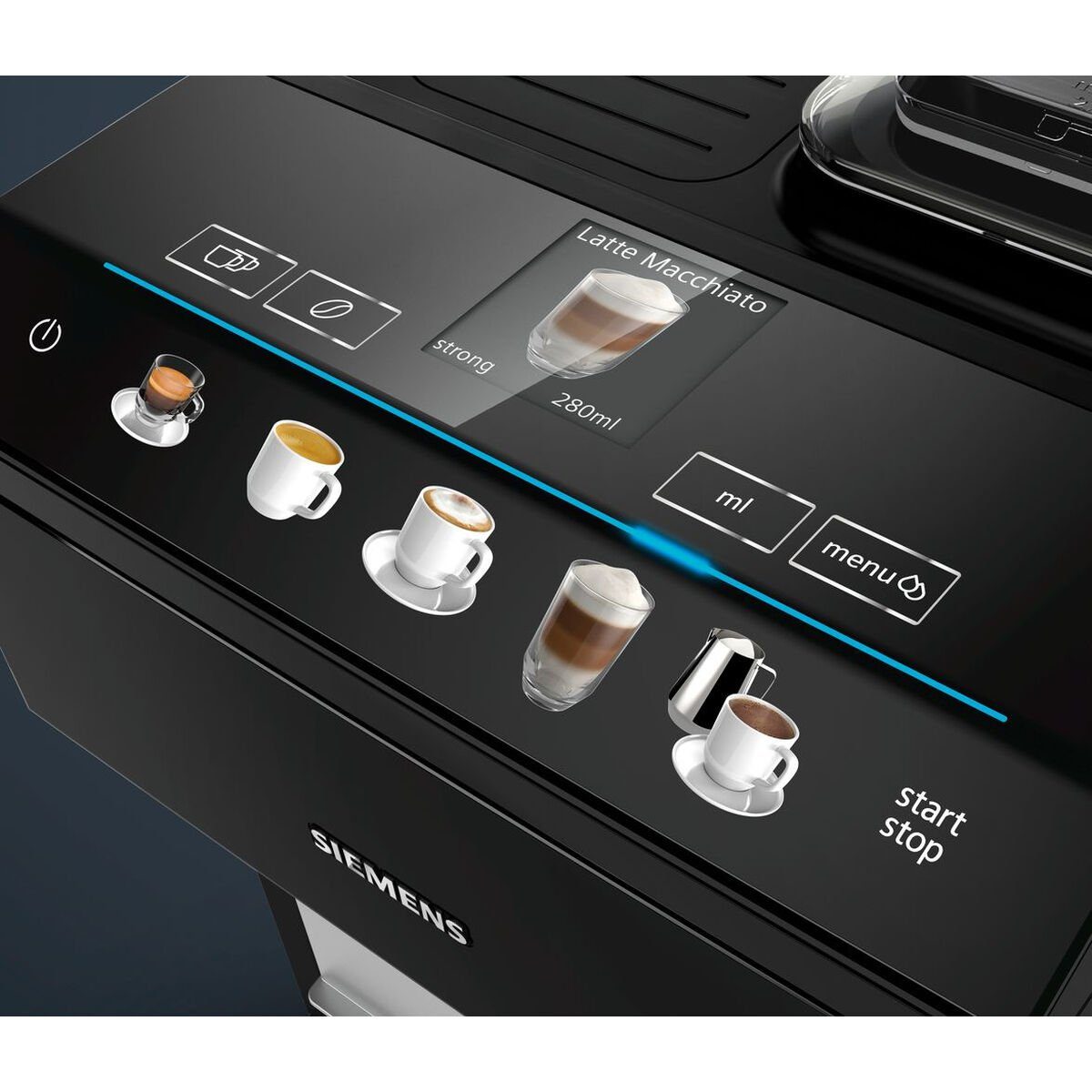 Graphit Siemens TP503R09 1 AG Schwarz Superautomatische SIEMENS Kaffeevollautomat Kaffeemaschine