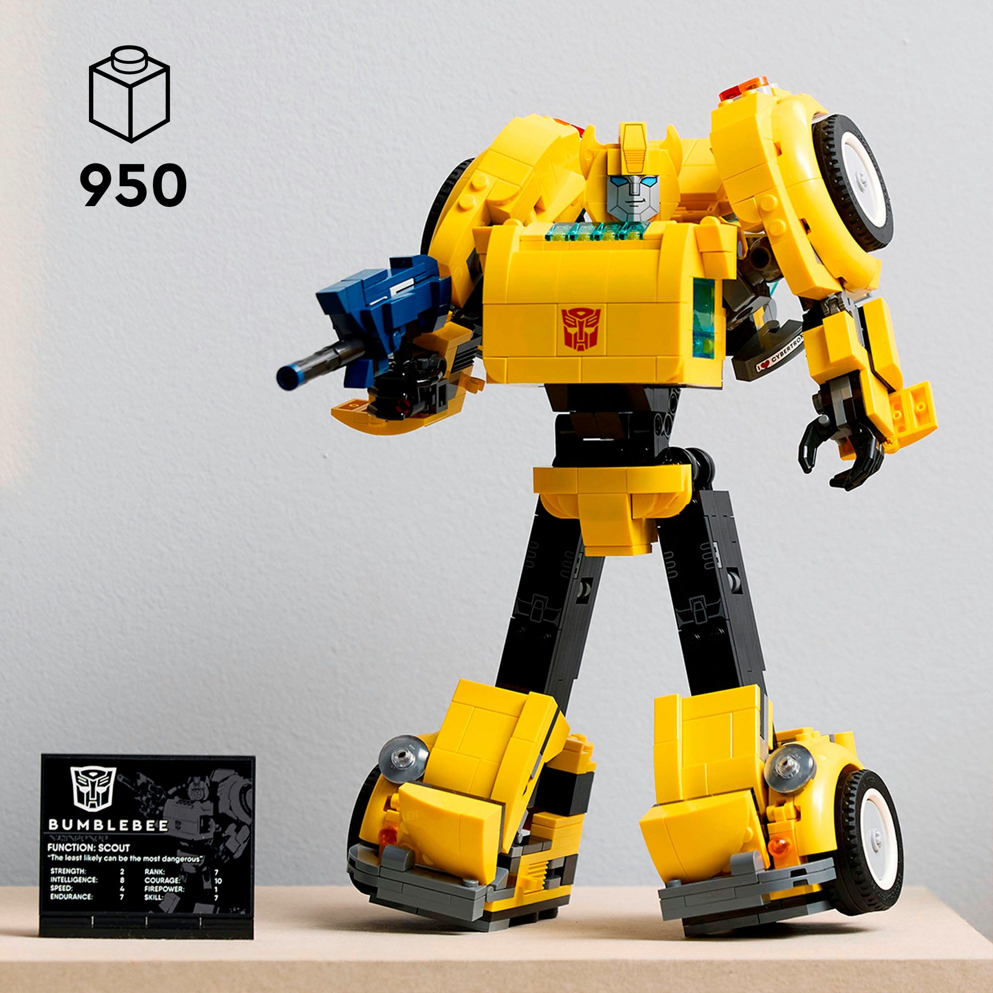 LEGO® Bumblebee (10338), LEGO Icons Konstruktionsspielsteine, (950 St), Made in Europe