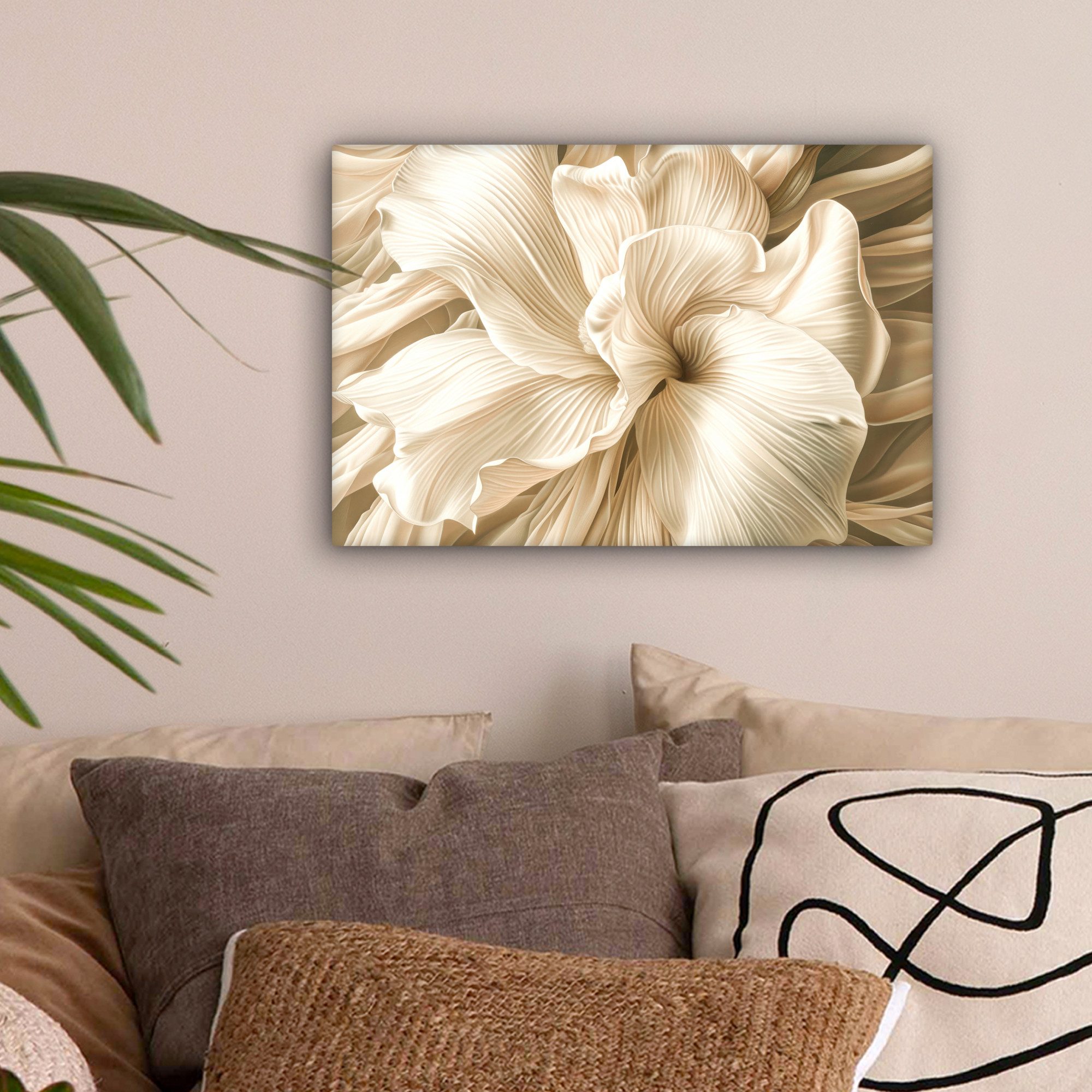 OneMillionCanvasses® Leinwandbild Abstrakt - Beige - günstig online kaufen
