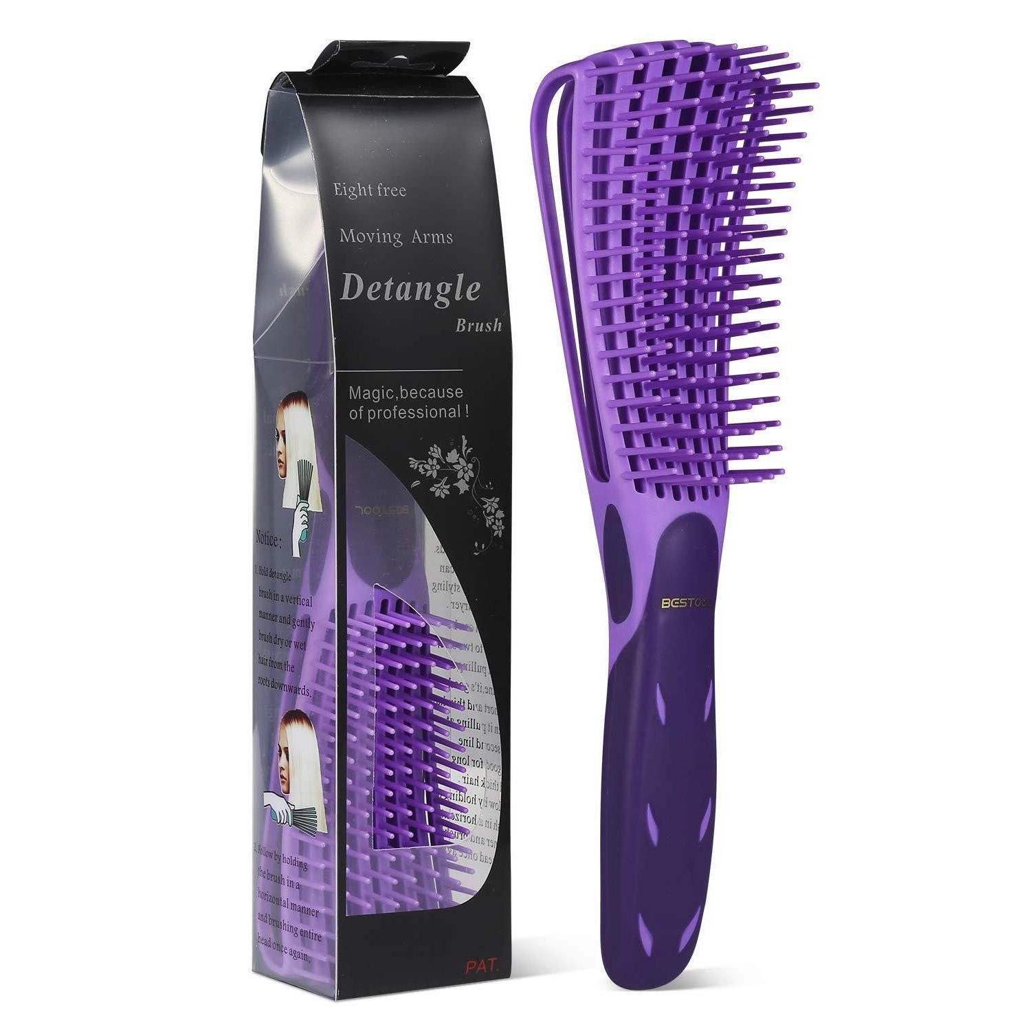 Haarentwirrbürste Lockenbürste für Naturhaar Afro Haare Verbesserung der Haartextur
