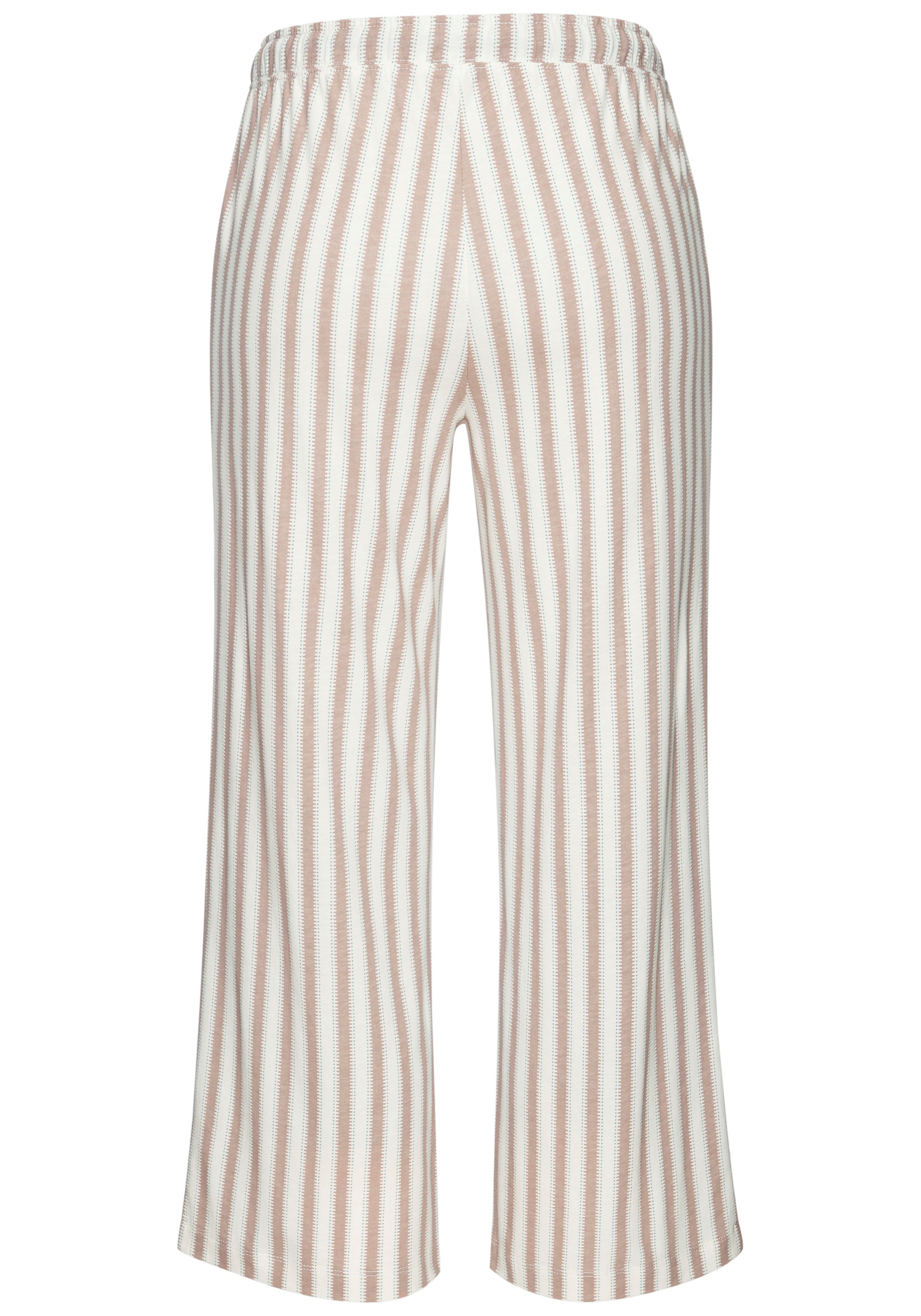 Vivance Dreams by Lascana Pyjamahose mit weitem Bein