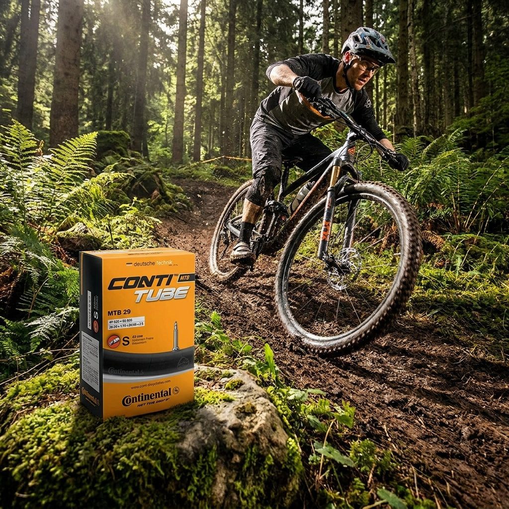 CONTINENTAL Fahrradschlauch Continental 2x MTB Schlauch 28/29 Zoll, passend für Reifenbreite 47-62