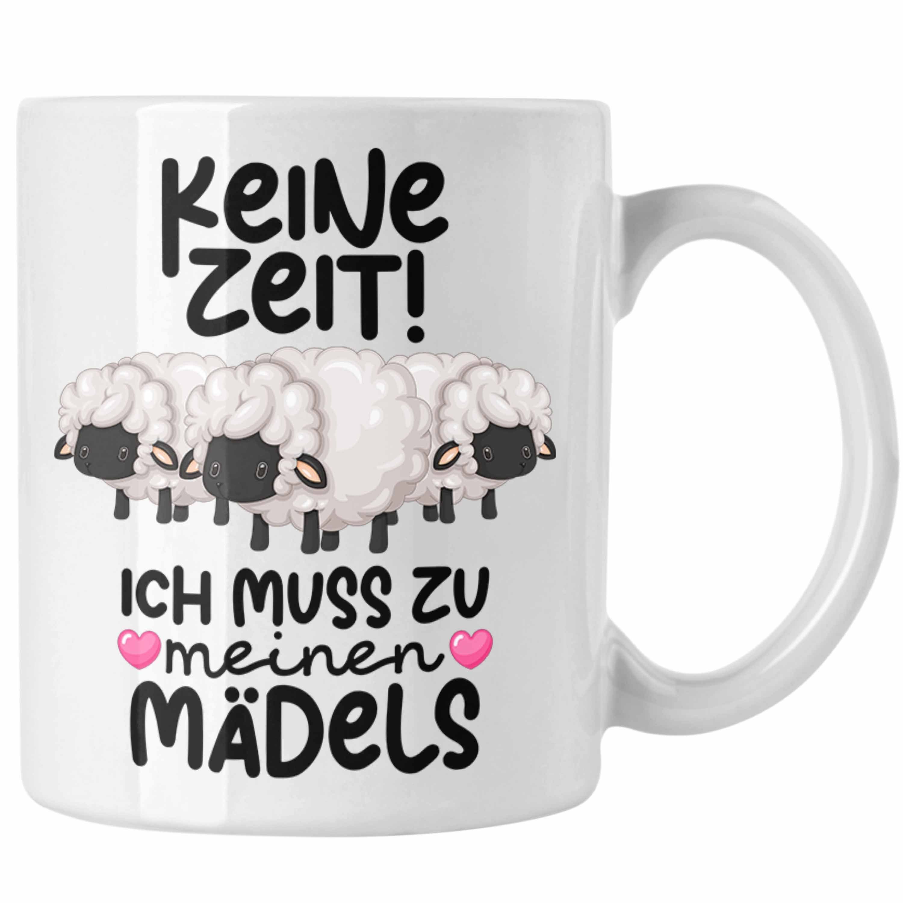 Trendation Tasse Schaf Tasse Geschenk Schafhirte Hirtin Keine Zeit Ich Muss Zu Meinen M