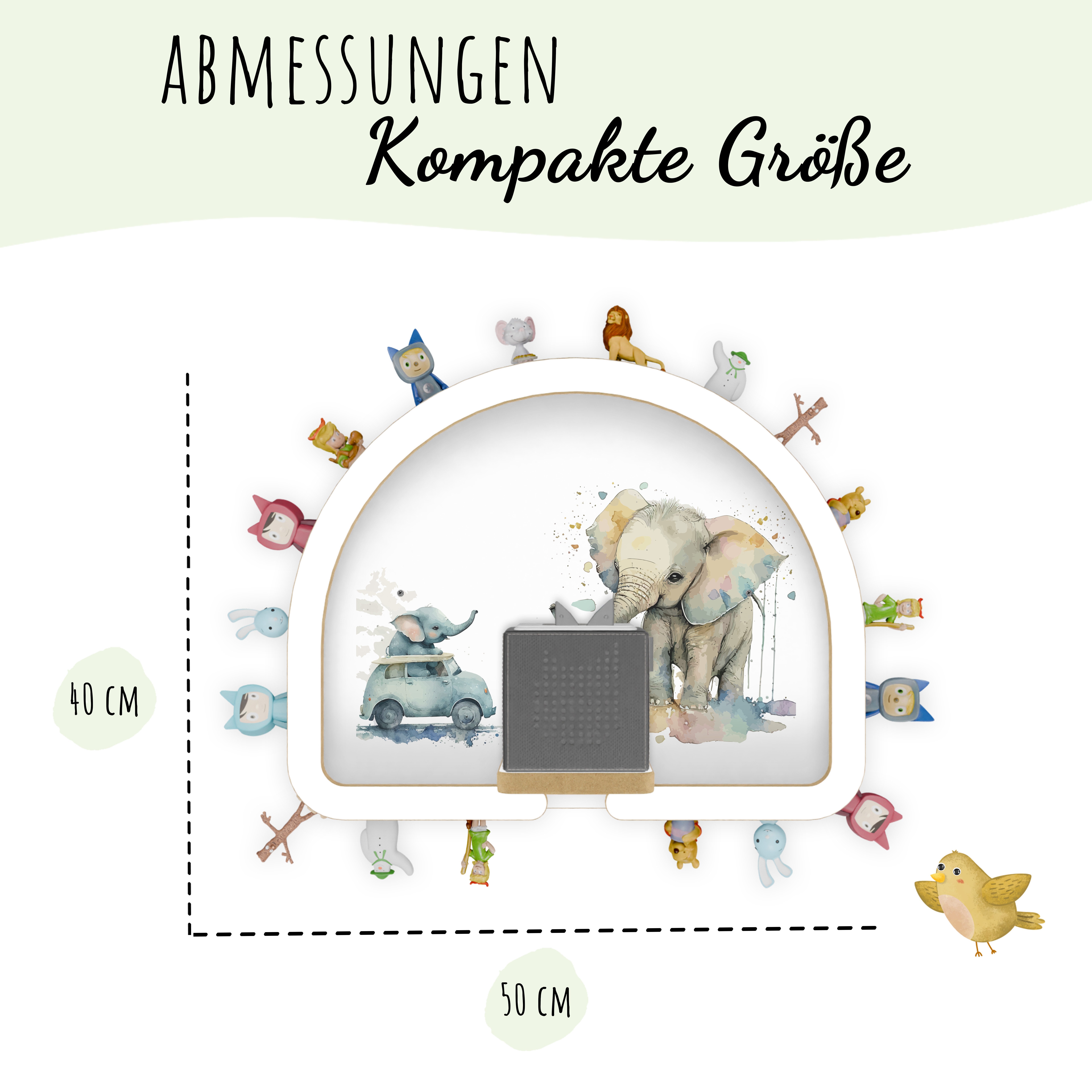 Holzura Kinderregal Tonie Regal Regenbogen mit günstig online kaufen
