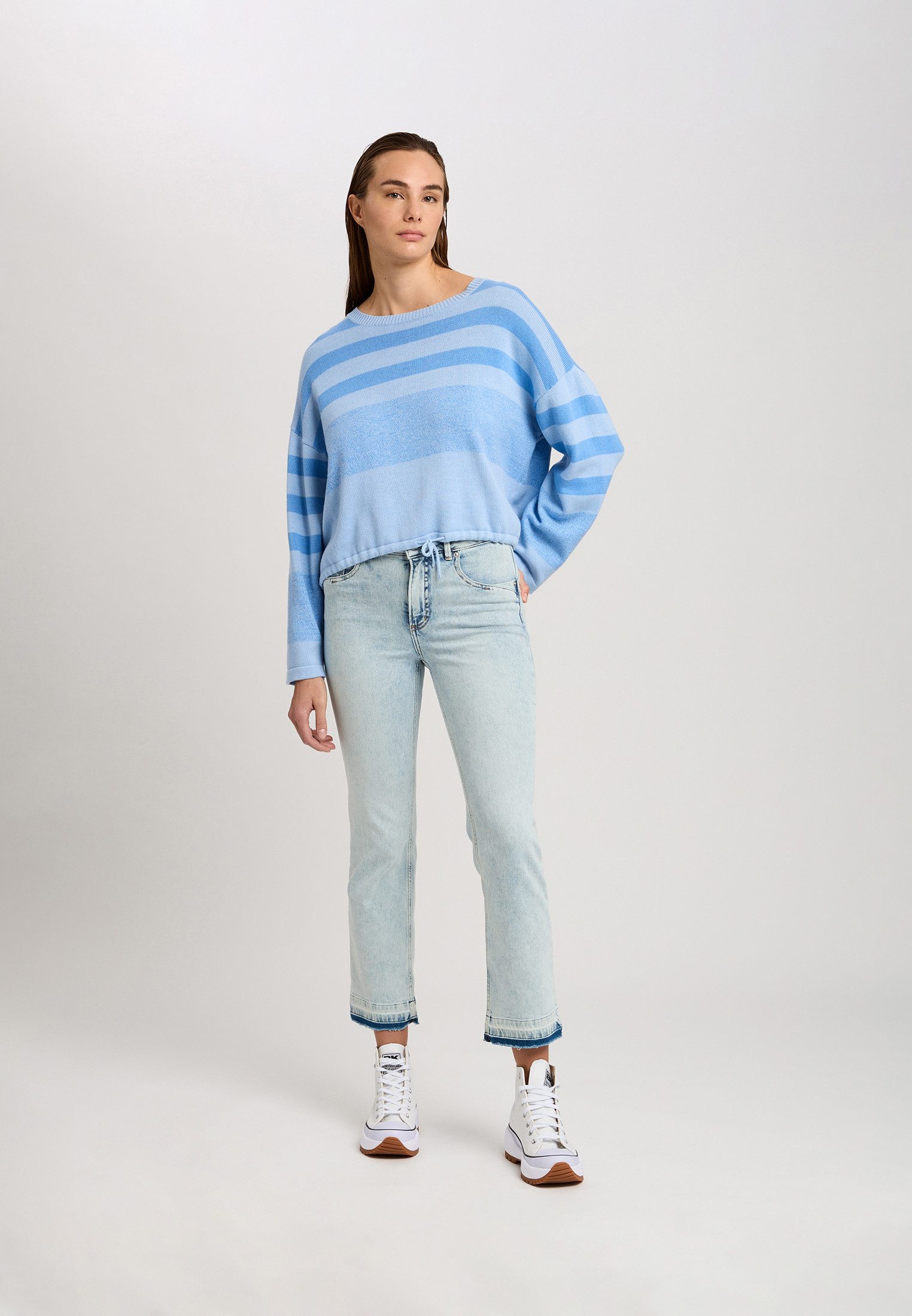 MARC AUREL Rundhalspullover aus Cashmere Mix günstig online kaufen