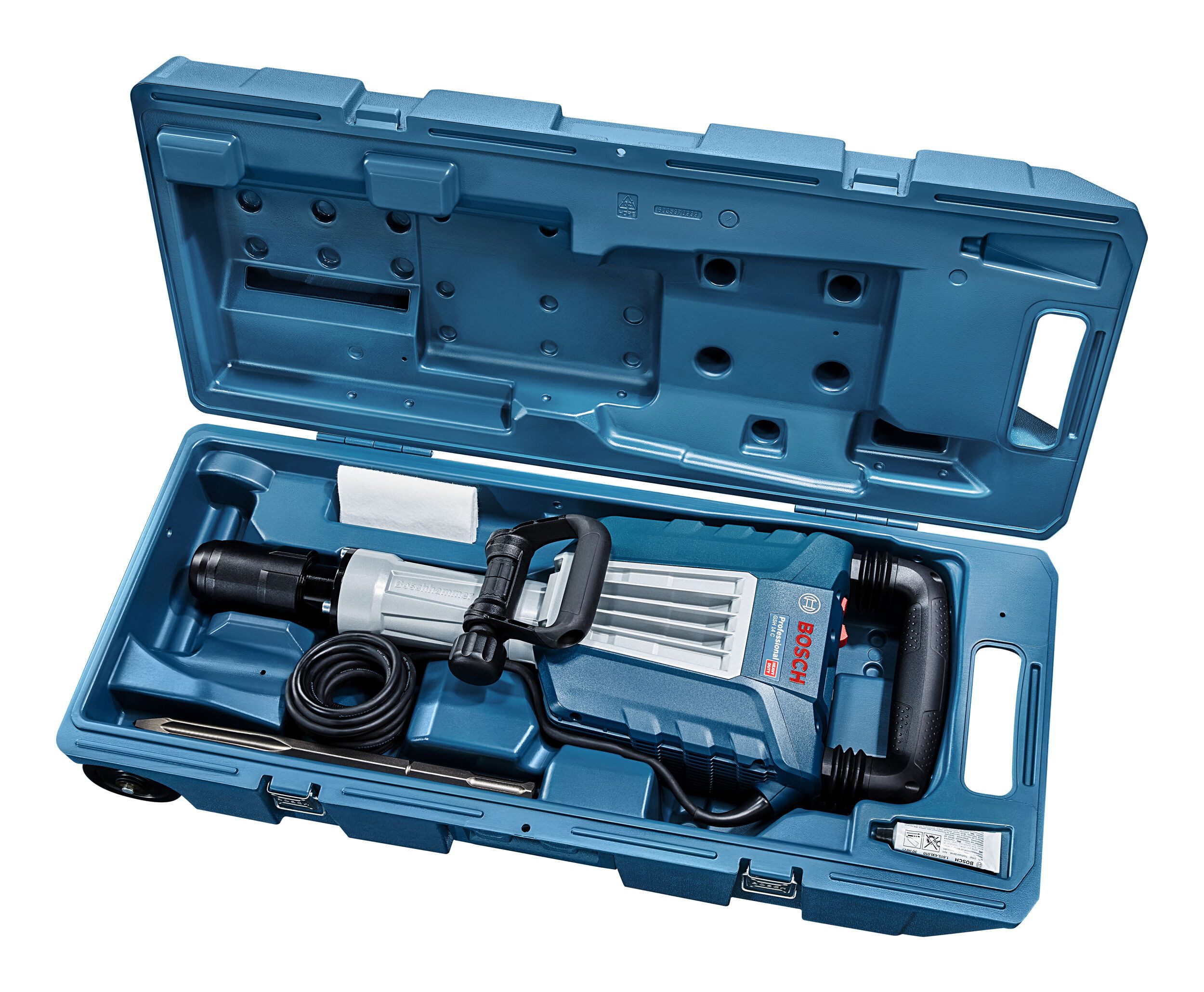 BOSCH Abbruchhammer GSH 14 C, für HEX 22 mm, Heavy Duty - im Handwerkerkoffer