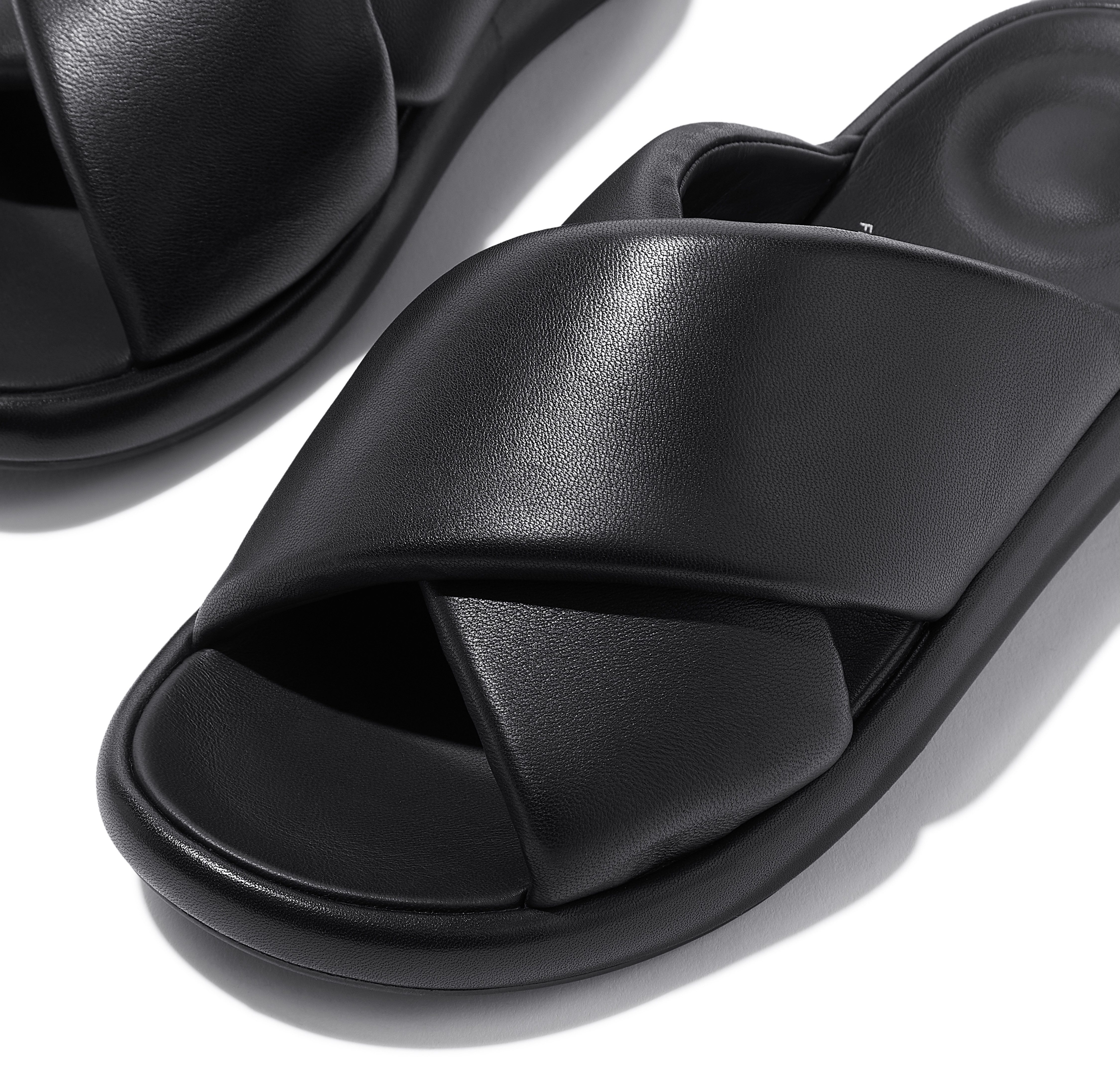 Fitflop iQUSHION D-LUXE Pantolette, Flats, Sommerschuh mit gepolsterter Innensohle