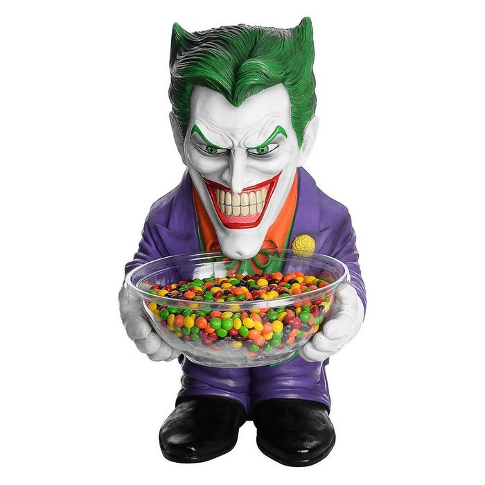 Rubie´s Einweggeschirr-Set Joker Süßigkeiten-Halter Kunststoff Original lizenzierte Comic-Dekofigur mit Nutzwert!