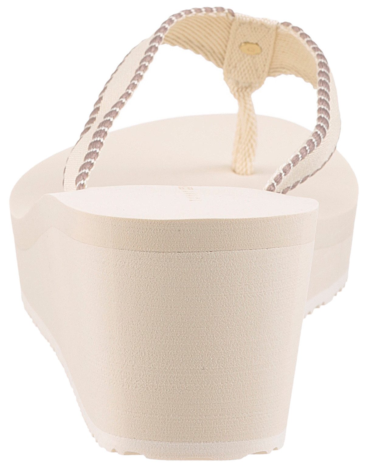 Tommy Hilfiger WEDGE BEACH SANDAL Dianette, Keilabsatz, Zehentrenner, Somme günstig online kaufen