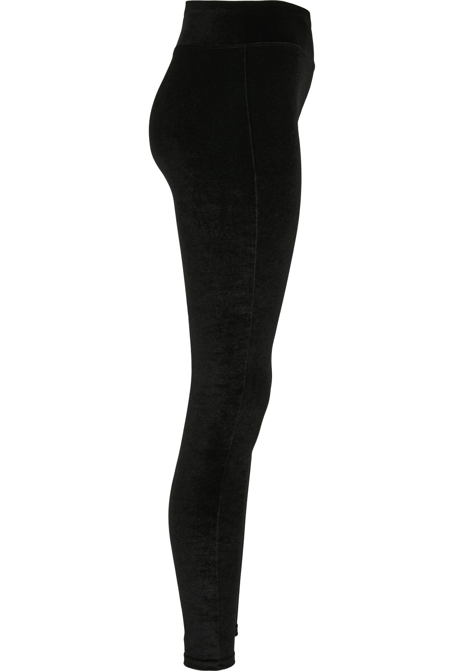 URBAN CLASSICS Leggings Urban Classics Damen Ladies High Waist Velvet Leggings (1-tlg)