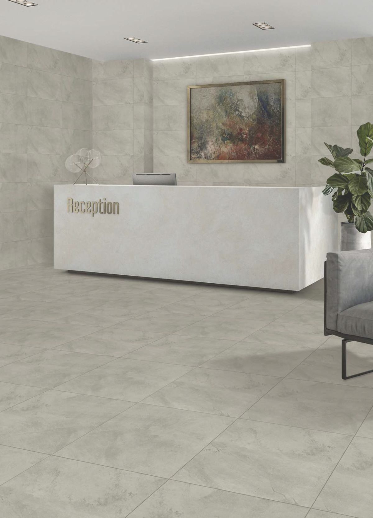 Bodenfliese 1 Paket (1,44 m) Fliesen STARDUST CEMENTO BRATISLAVA (60 × 60 cm), braun, braun, gezuckert Betonoptik Bodenbelag Feinsteinzeug Badfliese