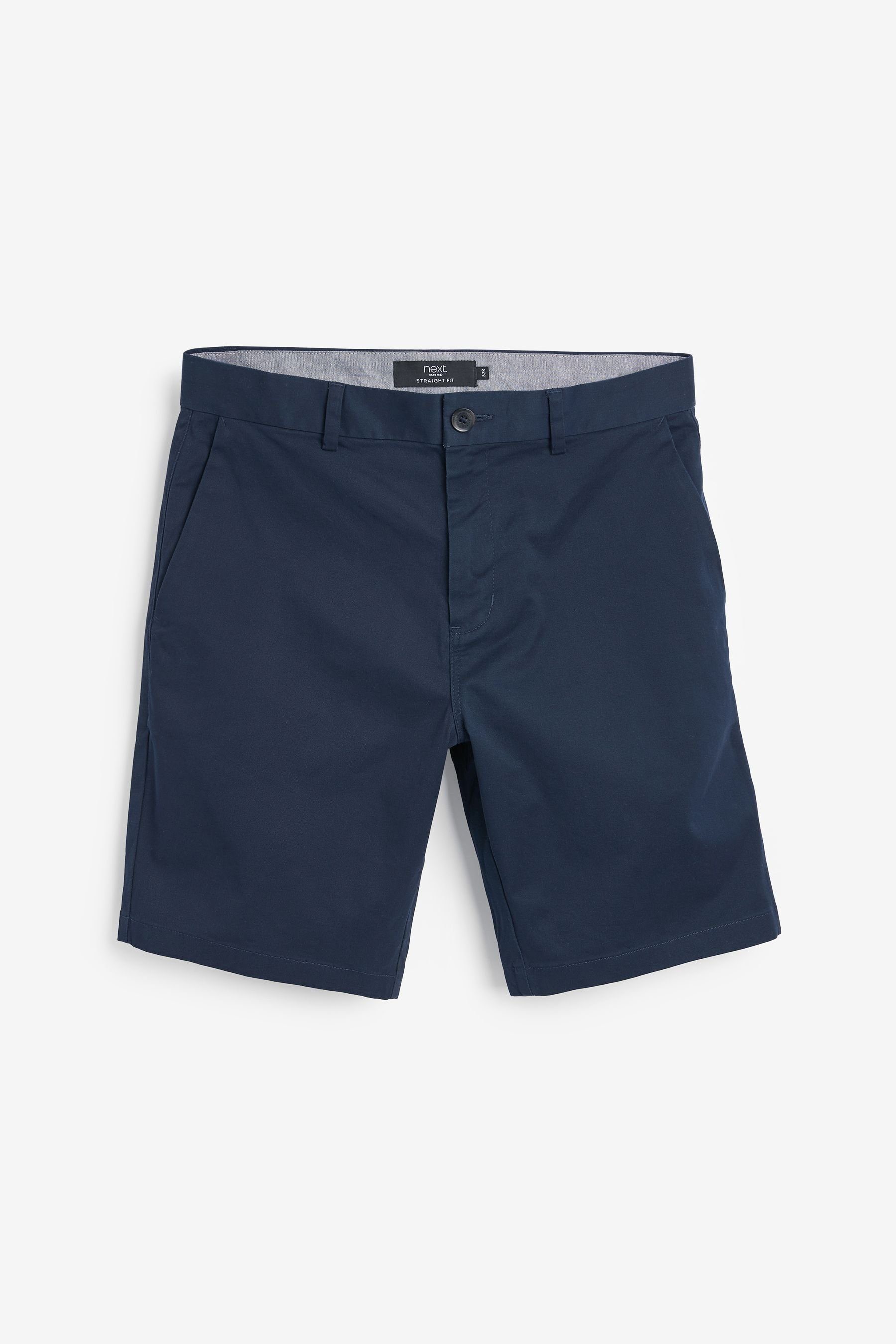 mit Stretch Next Navy Blue Chinohose (1-tlg) Chinoshorts