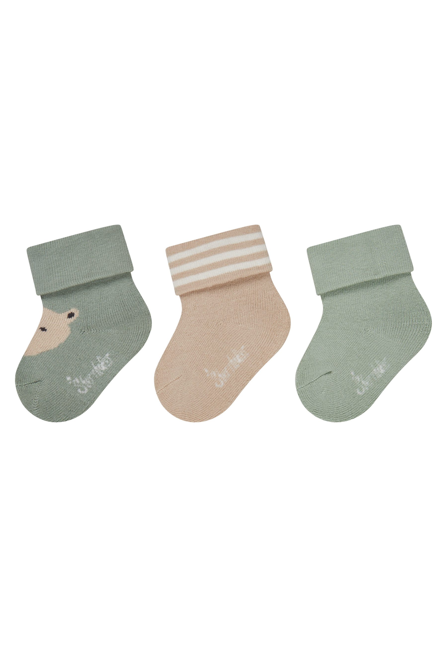 Basicsocken Baby Socken 3er-Pack Bär