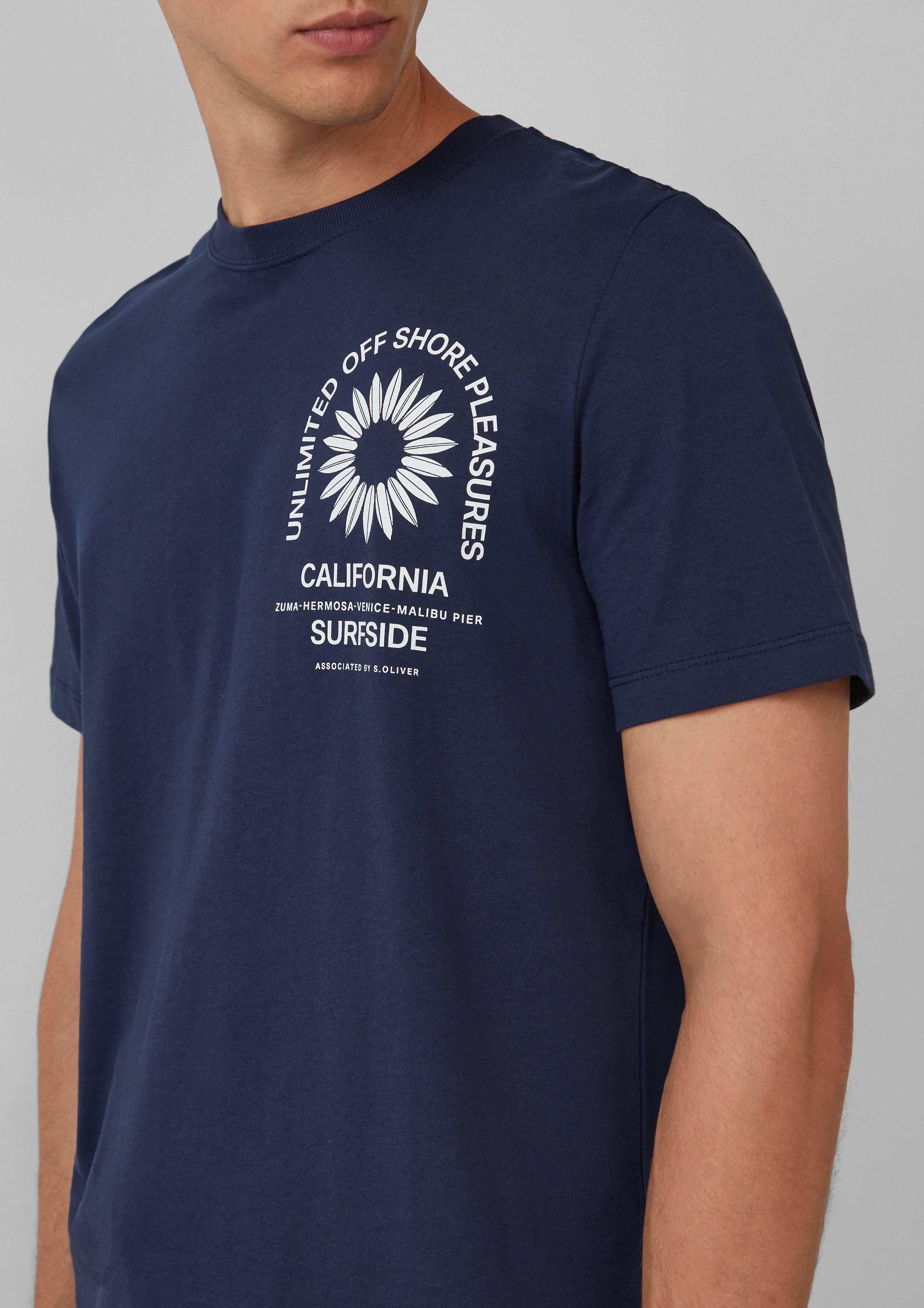 s.Oliver Kurzarmshirt T-Shirt mit Crew Neck günstig online kaufen