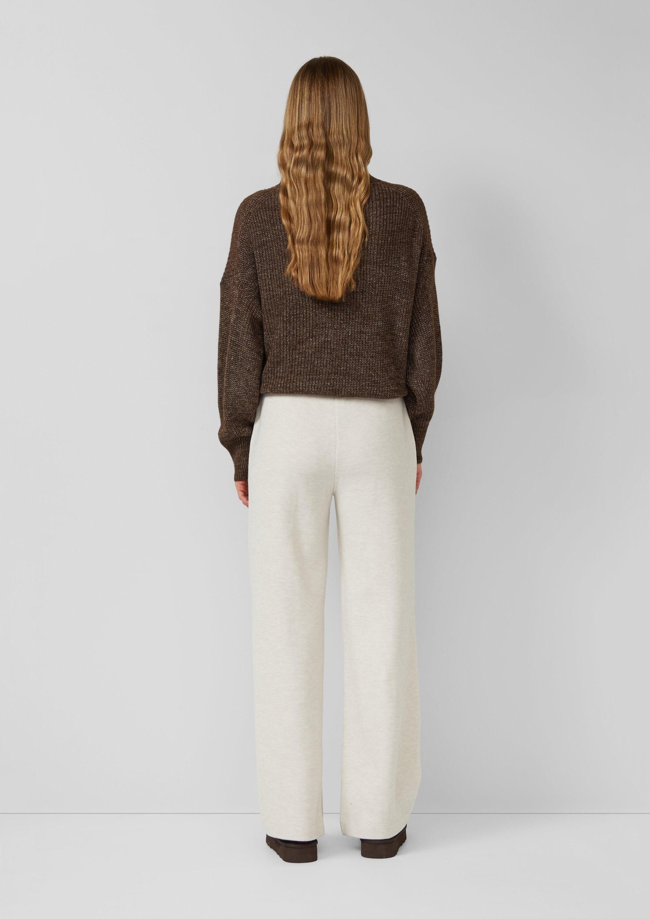 s.Oliver Chinos Hose Weiche Sweathose mit Biesen
