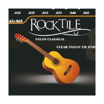 Rocktile Saiten Rocktile Klassikgitarrensaiten Satz, (1-tlg), Stabile Nylonsaiten