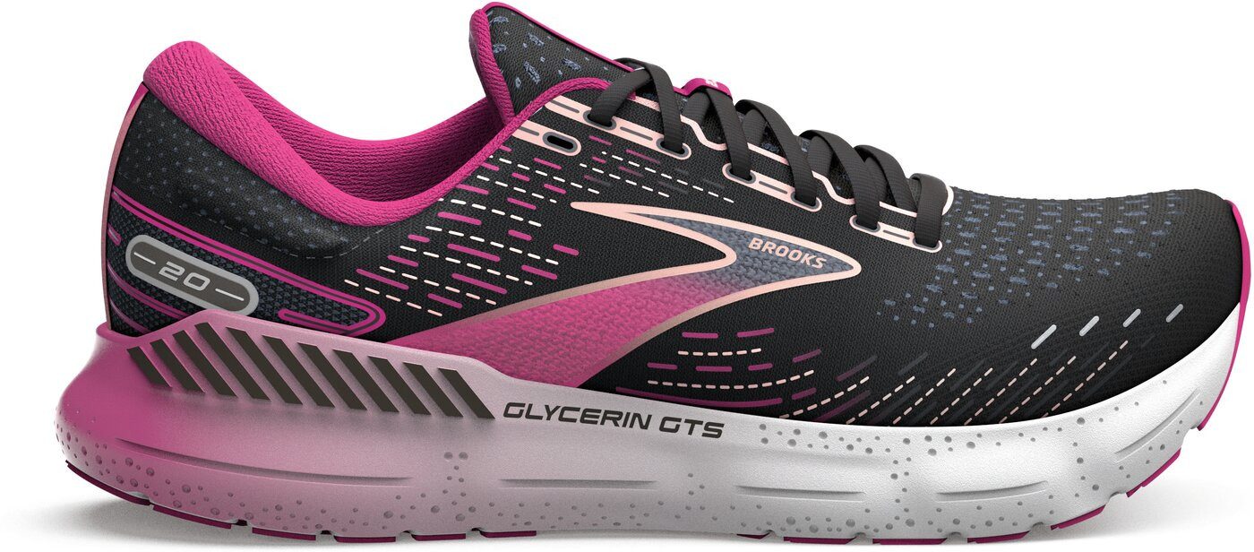 Brooks Glycerin GTS 20 Black/Fuchsia/Linen Laufschuh günstig online kaufen