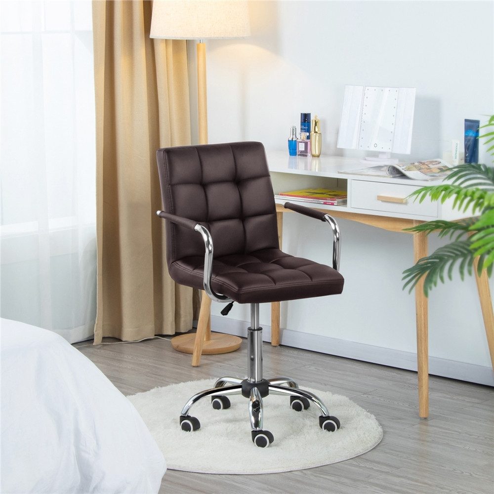 Yaheetech Drehstuhl höhenverstellbar Chefsessel, ergonomischer Bürostuhl auf Rädern