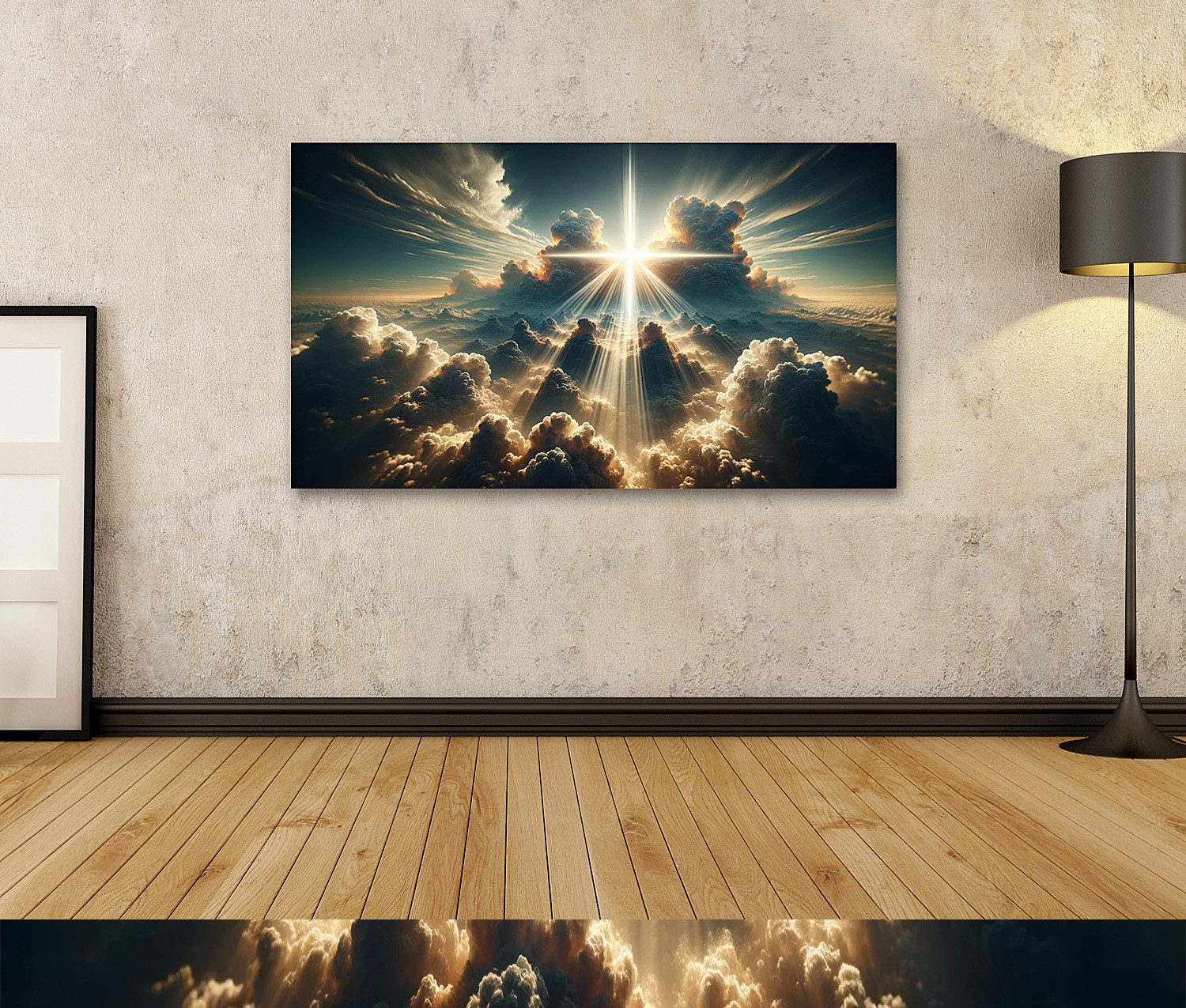 islandburner Leinwandbild Ruhige Jesus Christus Figur traditionell Kreuz So günstig online kaufen