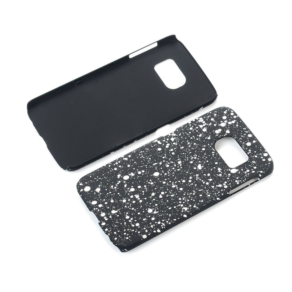 König Design Handyhülle Samsung Galaxy S6 Edge, Samsung Galaxy S6 Edge Handyhülle Backcover Schwarz