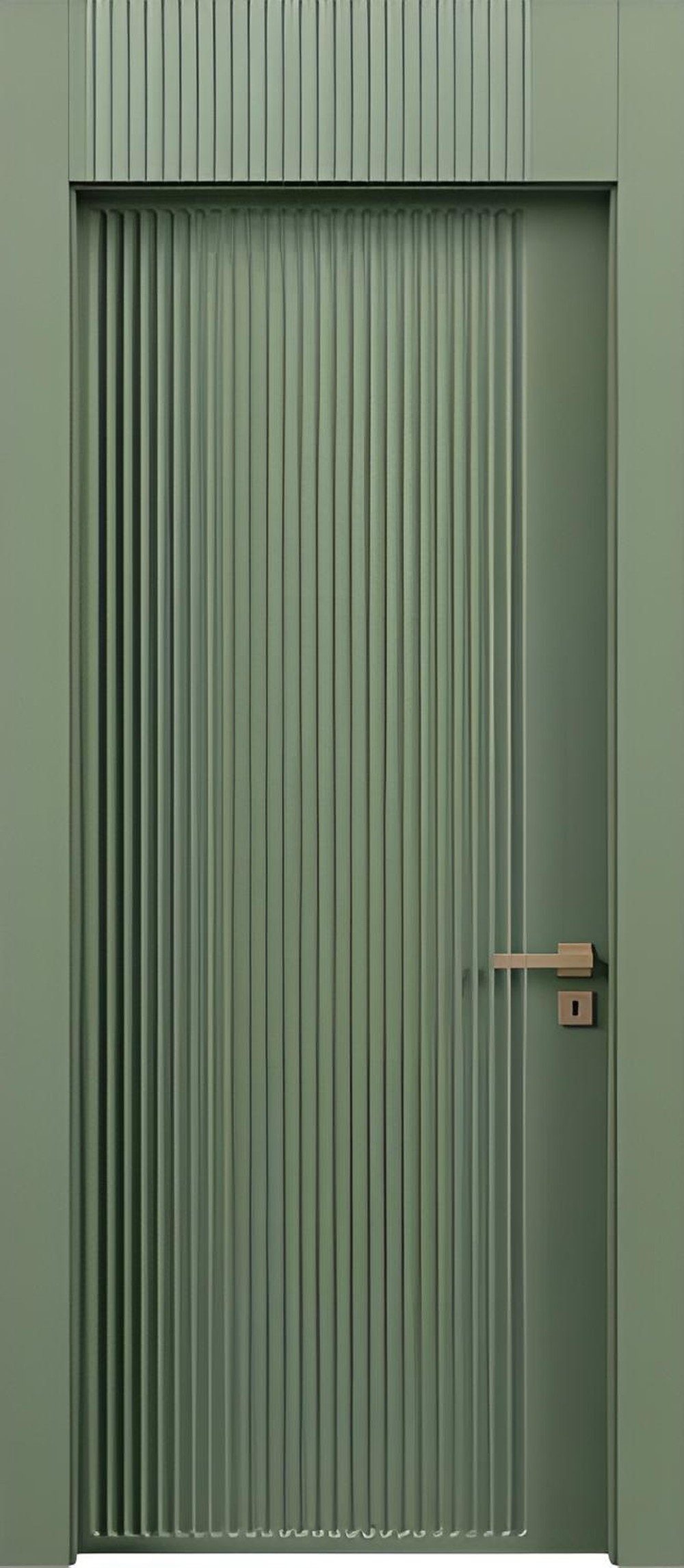 JVmoebel Zimmertür Grüne Designer Innentür aus hochwertigem Material