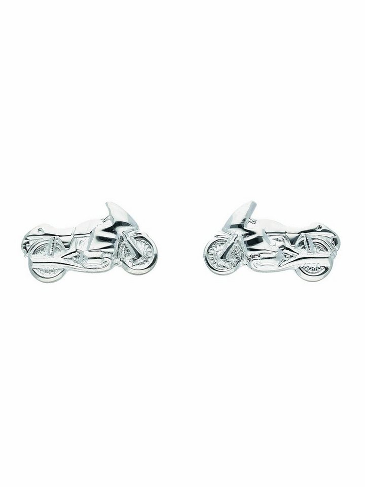 Adelia´s Paar Ohrhänger 925 Silber Ohrringe Ohrstecker Motorrad,  Silberschmuck für Damen, Schmuck vom Hersteller mit 70 jähriger Tradition