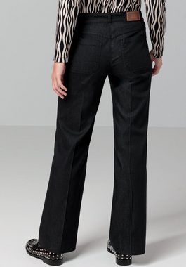 bianca Stretch-Jeans MELBOURNE aus super elastischem black Denim