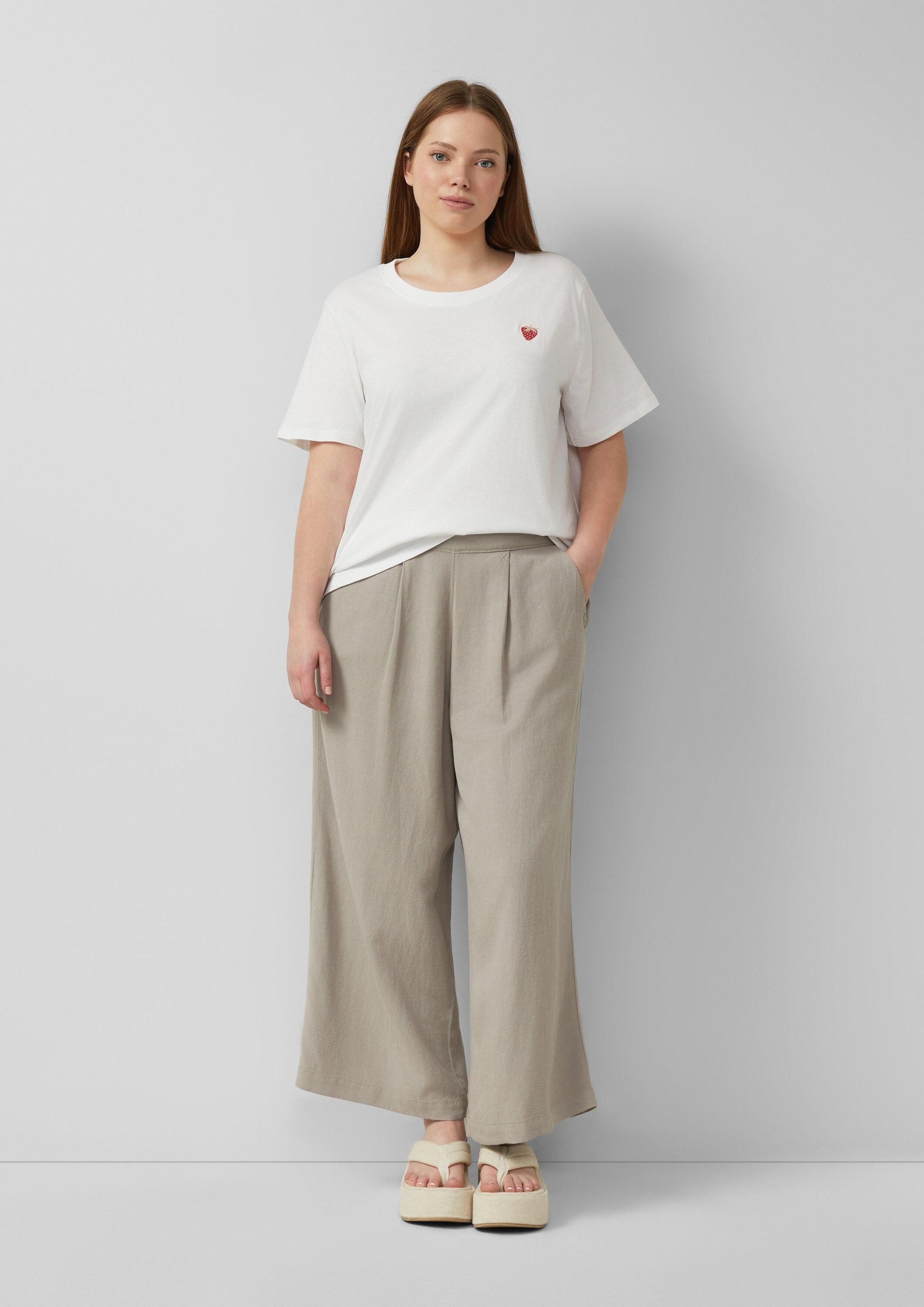 QS 7/8-Hose Hose Culotte aus Leinemix