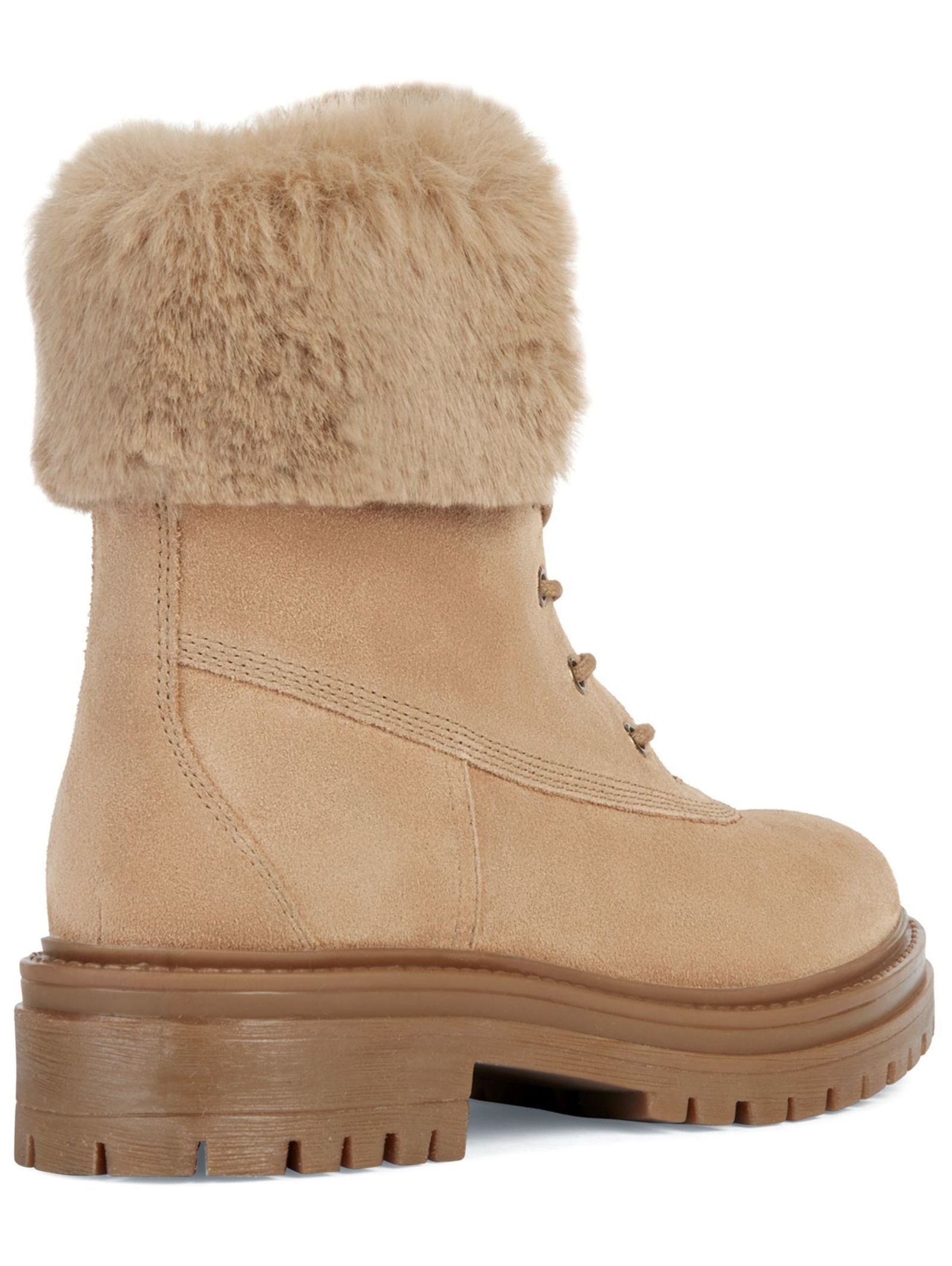 Geox Geox Stiefelette Veloursleder/Textil Schnürstiefelette